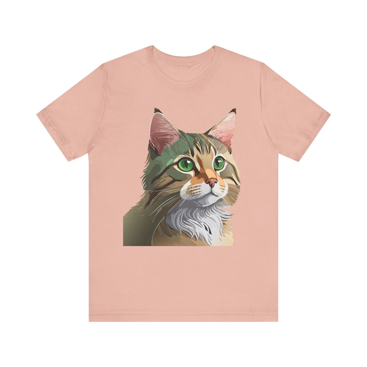 Wild Animals  Graphic Unisex Cotton Bella+Canvas Tee with Art Animal Design ab48