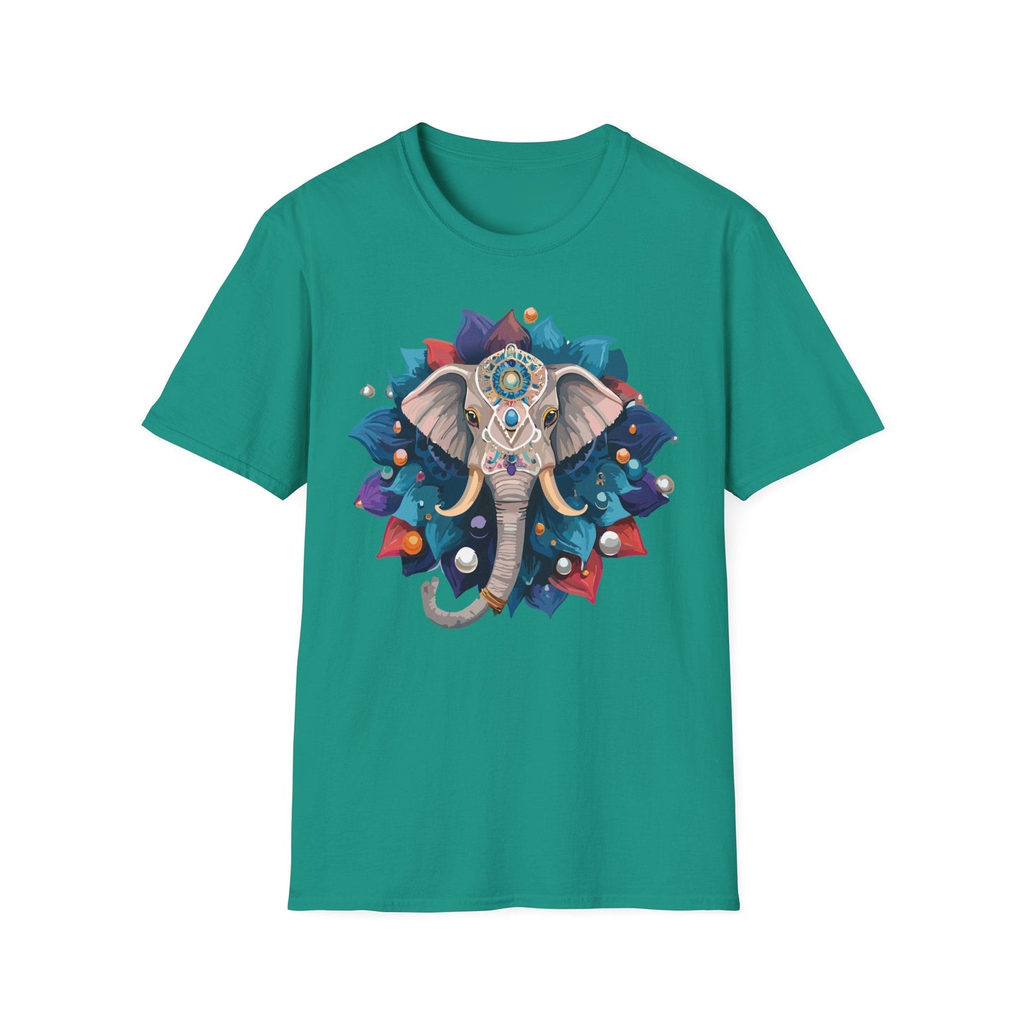 Elephant T Shirt Unisex Softstyle 64000 Short Sleeve Cotton Tee Comfortable Everyday Wear