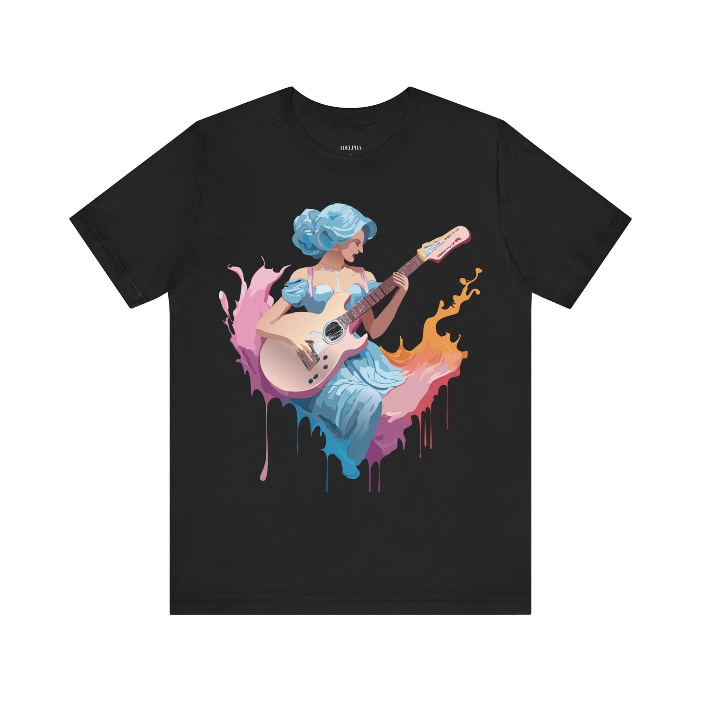 Adelpha Unisex Graphic Tee With Vintage Inspired Art Design Short Sleeve Premium Everyday Wear