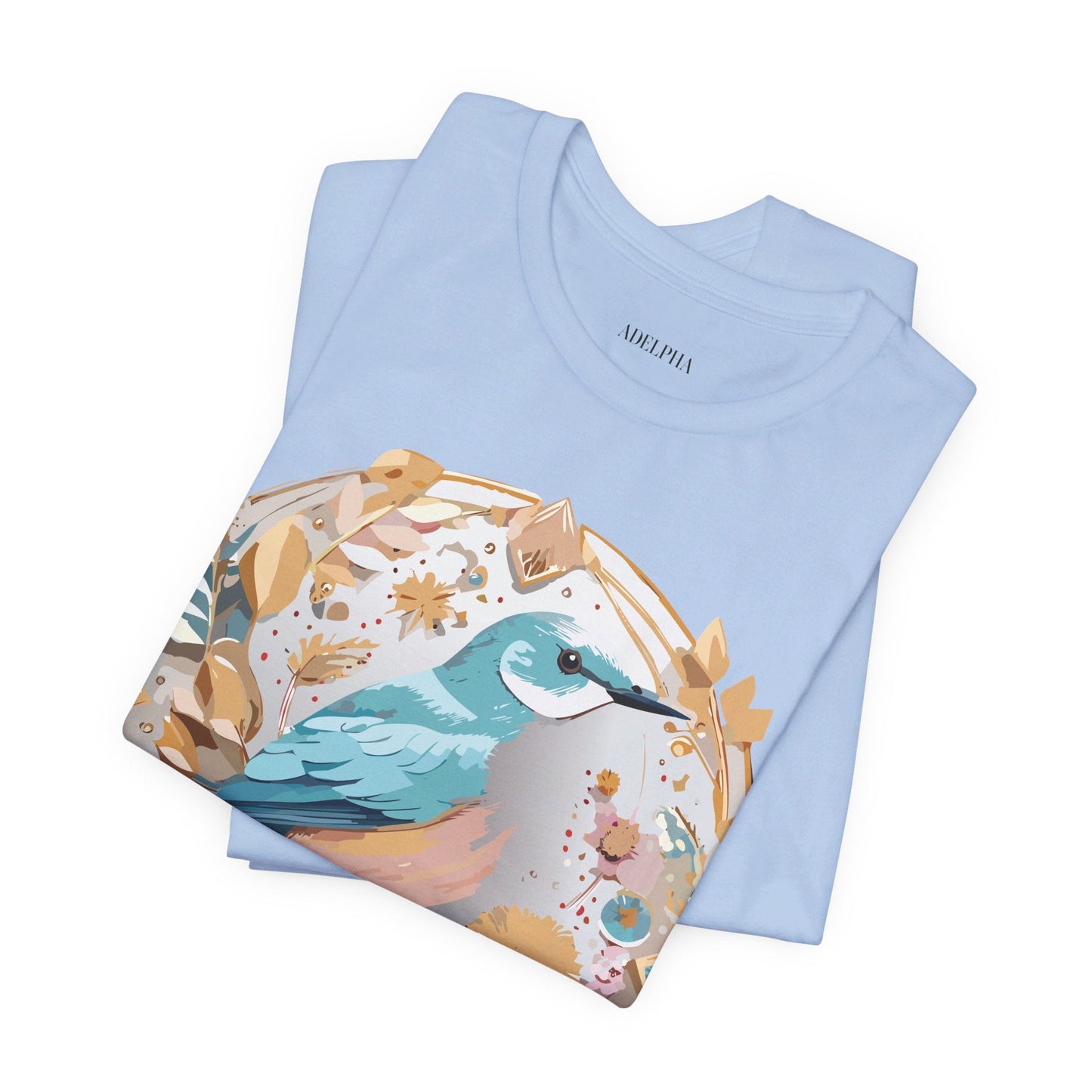 Adelpha Medallion Shirt Unisex Graphic Tee With Vintage Inspired Artwork Short Sleeve Jersey
