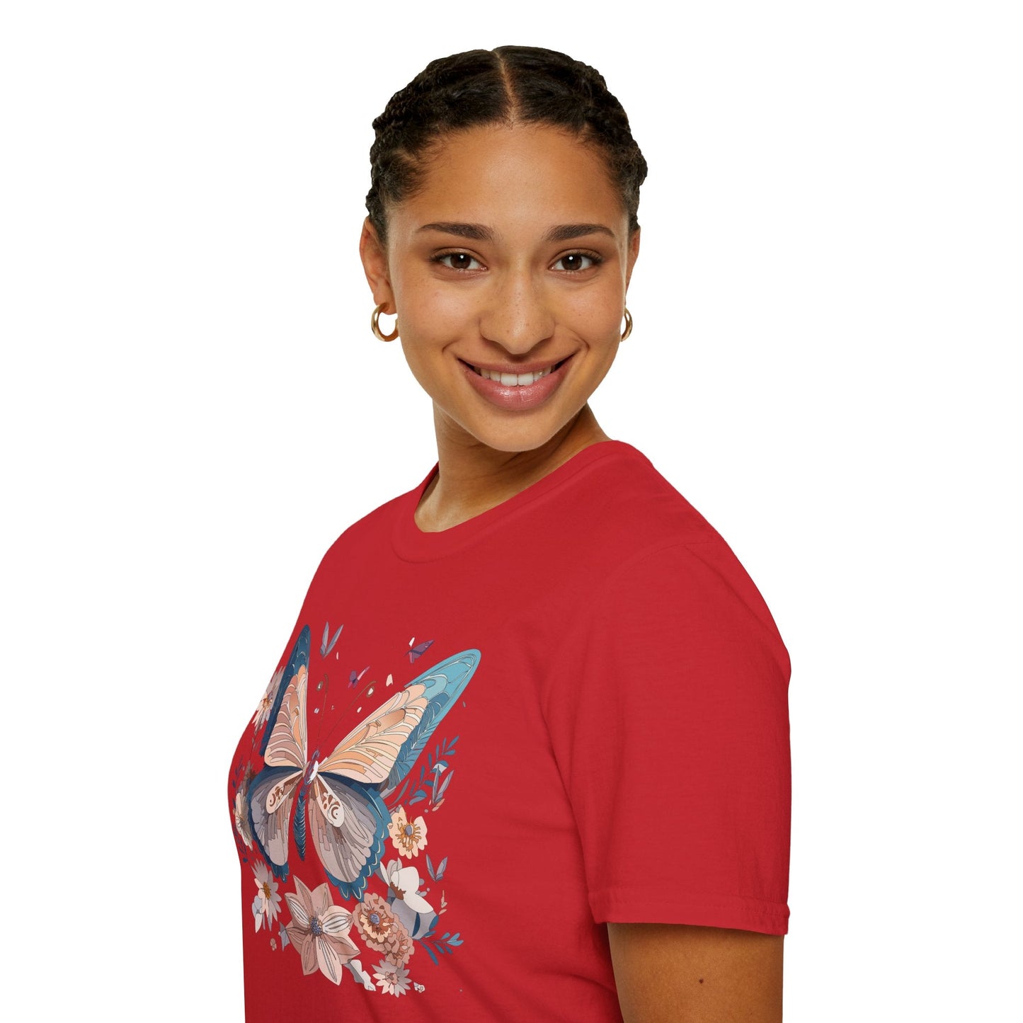Monarch Butterfly T Shirt Unisex Softstyle Gildan 64000 Tee Lightweight Comfort Fit