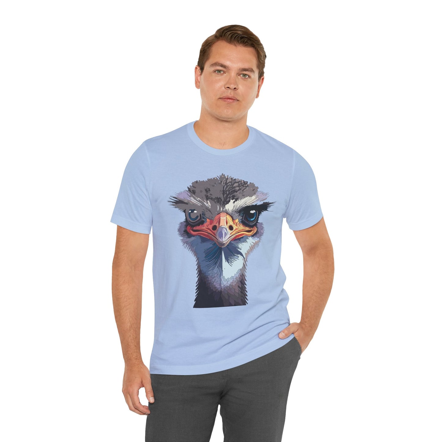 Unisex Animal Tee Shirt With Art Design Wild Animals Shirt Gildan Softstyle 64000