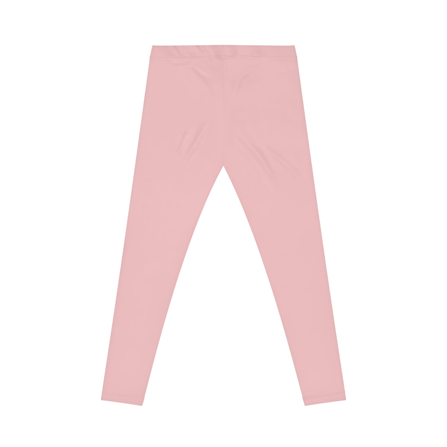 Tea Rose Color Women's Poly-Span Casual Leggings XS-2XL