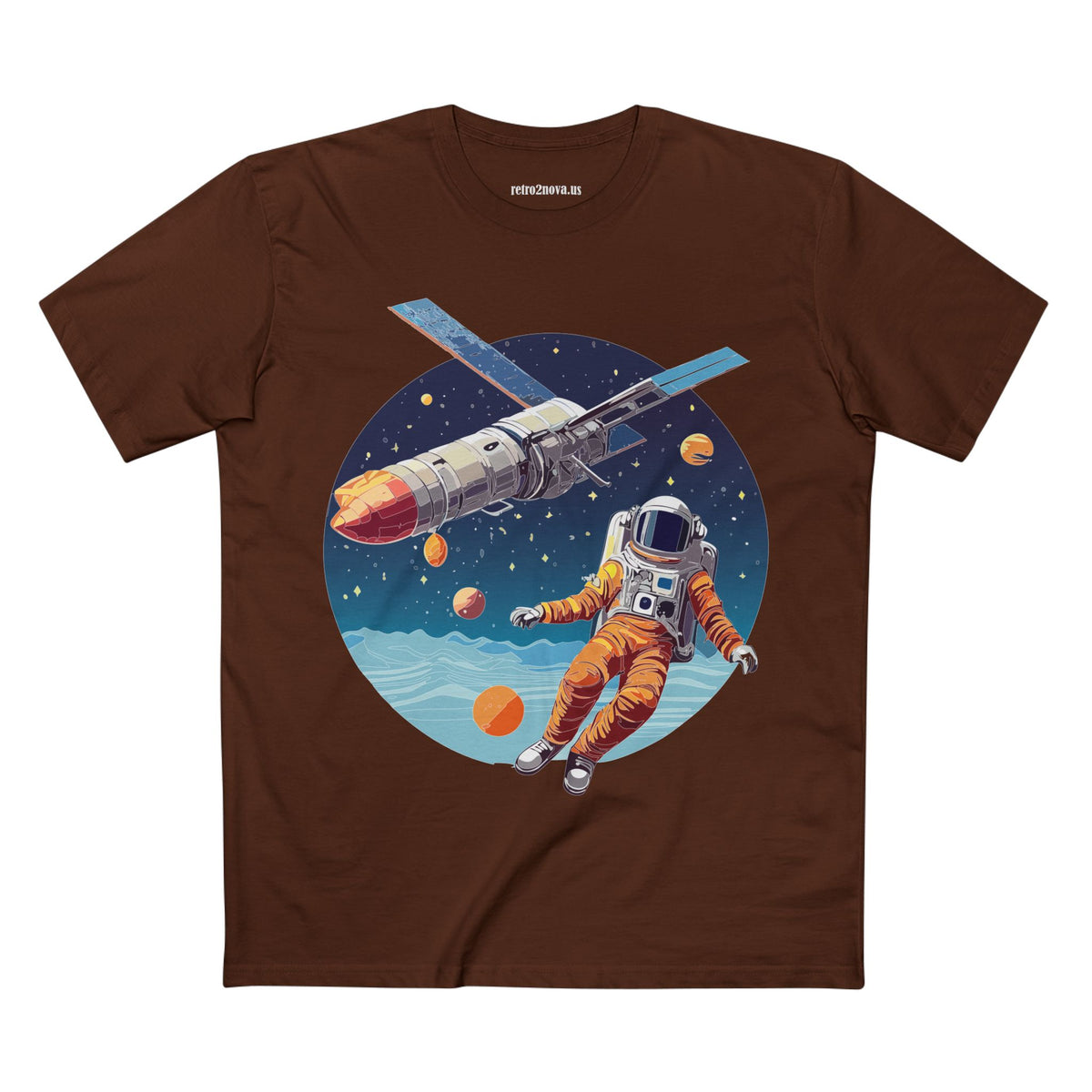 Cosmos Astronaut Graphic Tee Staple Unisex 100 Cotton Tee Shirt - CS-5