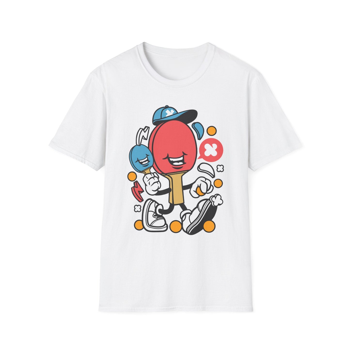 Unisex Cartoon T Shirt Animation Funny Tee Gildan Softstyle 64000 100 Percent Ring Spun Cotton