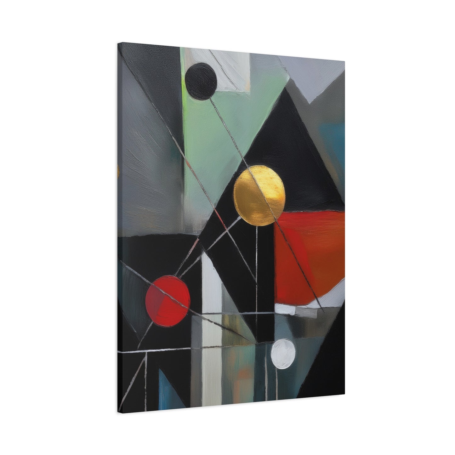 Abstract Oil Painting Print Canvas 20x24,20x30,24x30 24x32,24x36,30x40 32x48,36x48,40x60 Pine-Wood Inner Frame ABS-159