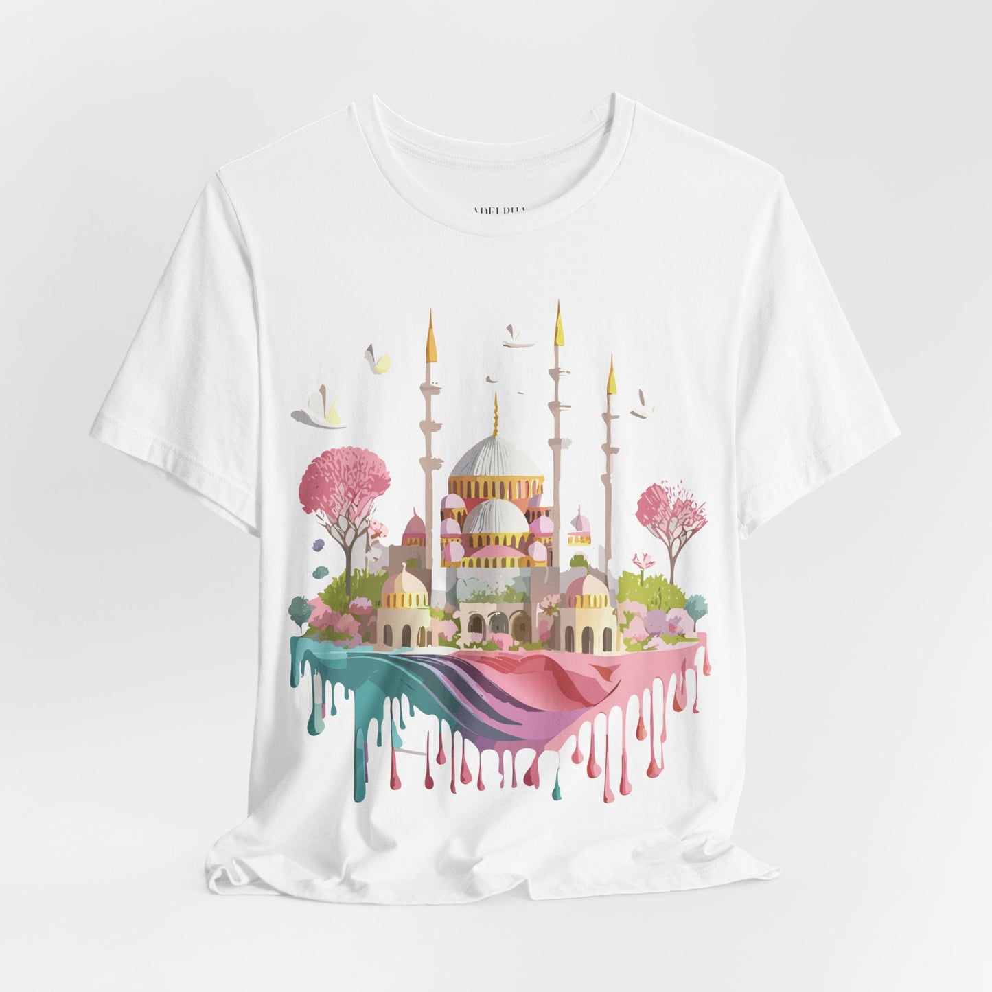Istanbul Tourist Shirt Graphic Tee Unisex Jersey Short Sleeve Vintage Inspired Art Adelpha