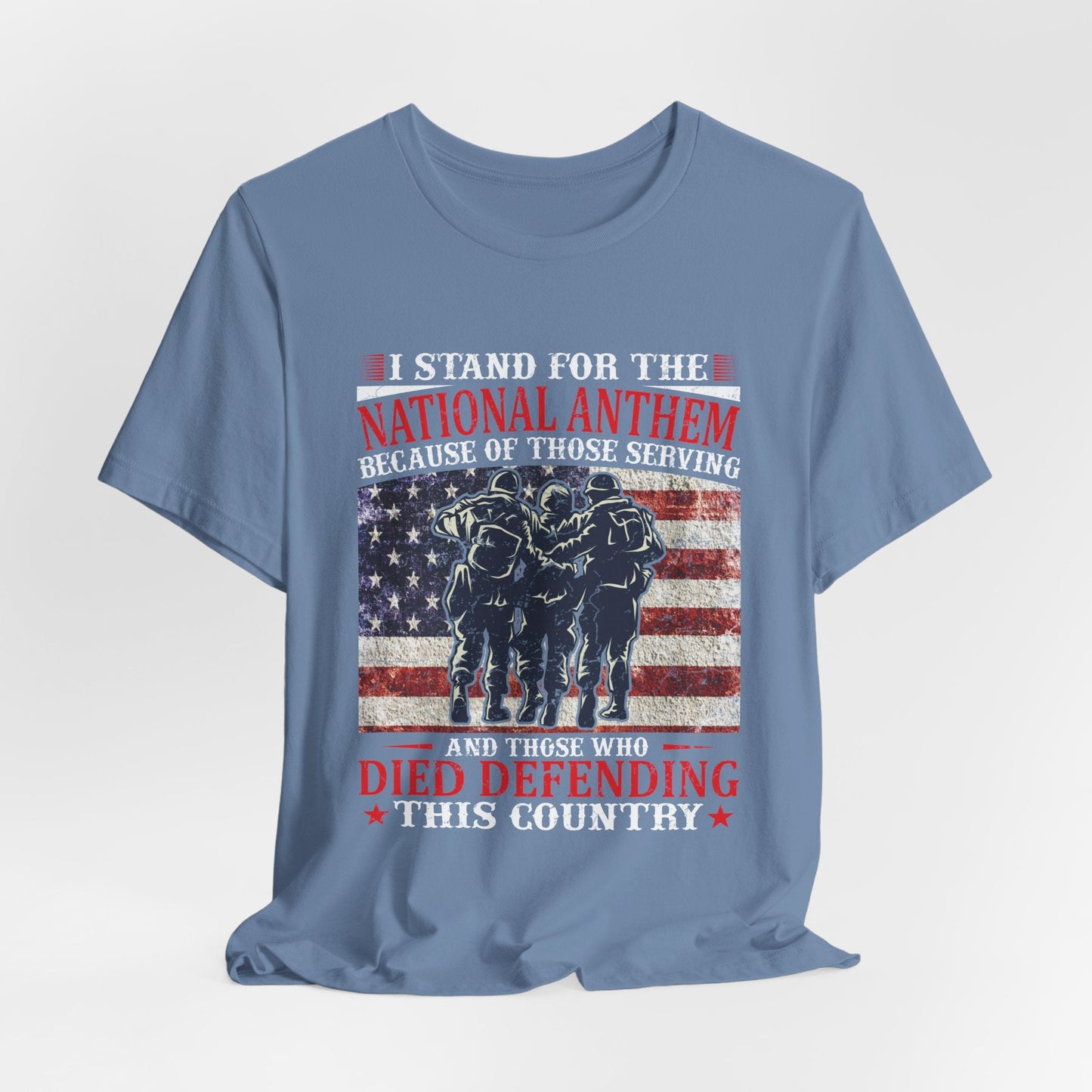 Army Veteran Patriotic Graphic Design Unisex Cotton T-Shirt v36