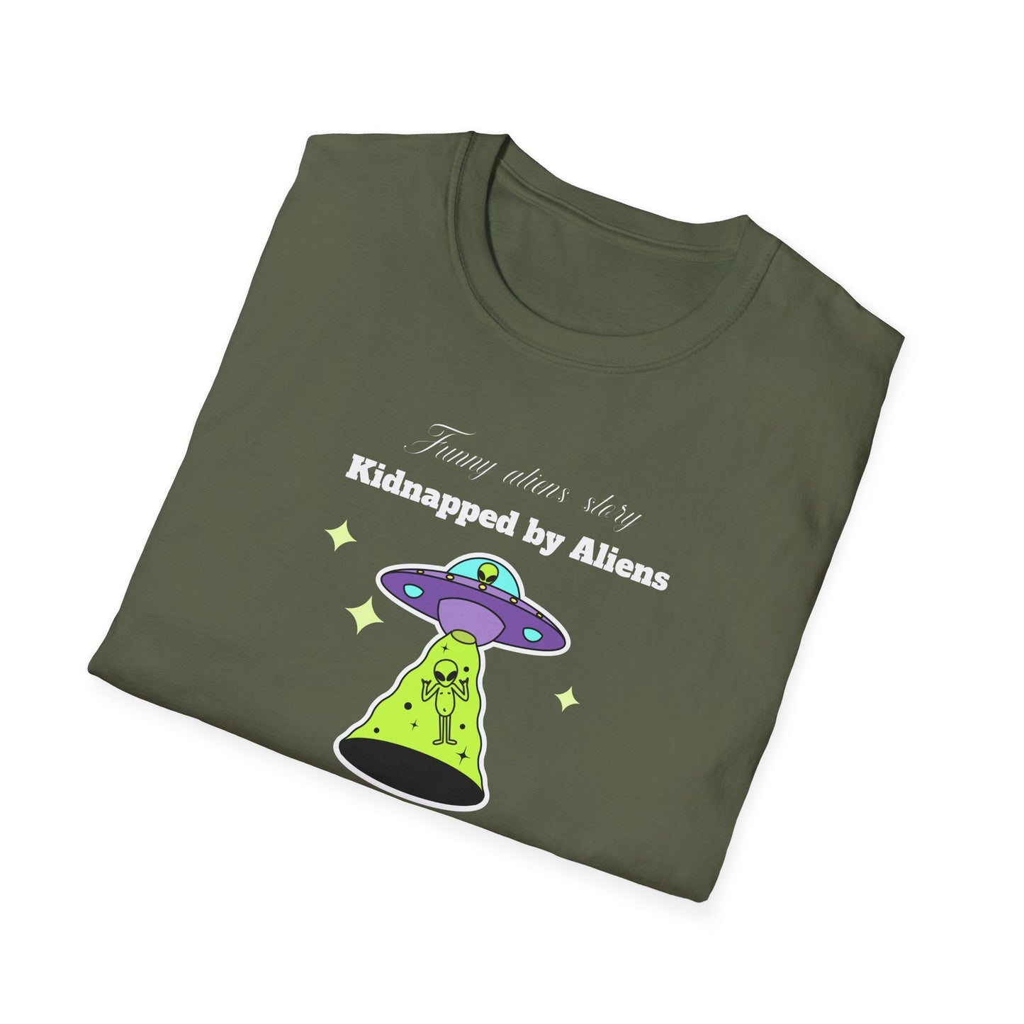 Alien Abduction Graphic Tee  Kidnapped by Aliens Funny UFO Shirt