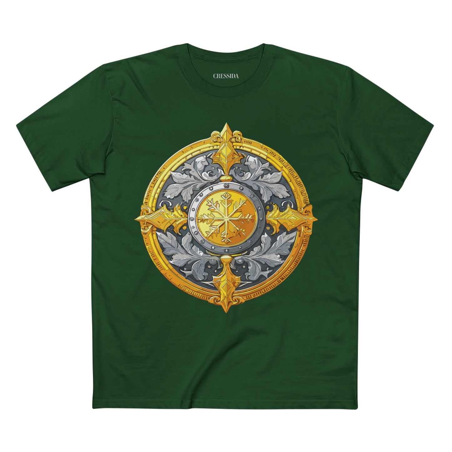 Antique Gold Coin Graphic Design T-Shirt Unisex 100 Cotton With Golden Print Artwork Tee 11