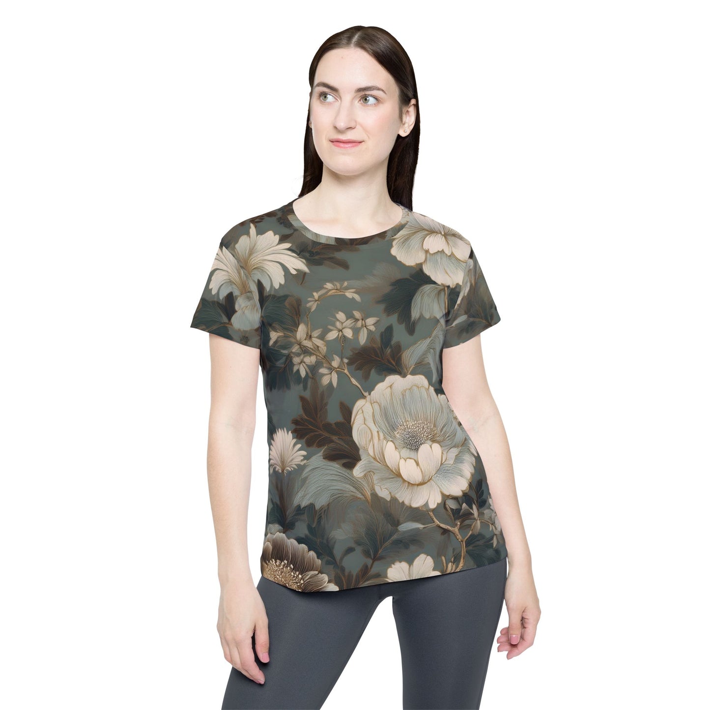 Floral Print Shirt, Shirt with Flowers