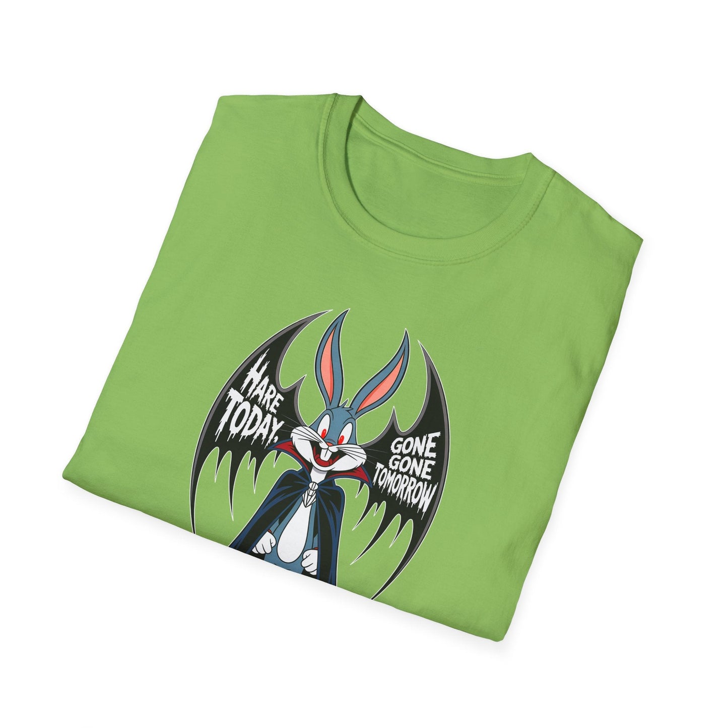 Cartoon Bunny Graphic Unisex Cotton Animal Animation Artwork Design Tee 15