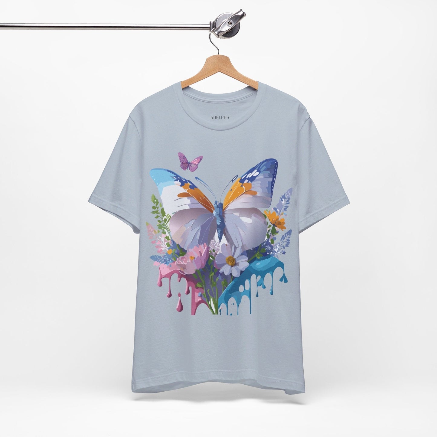 Butterfly Graphic Tee From Adelpha Vintage Artwork Unisex Short Sleeve Shirt