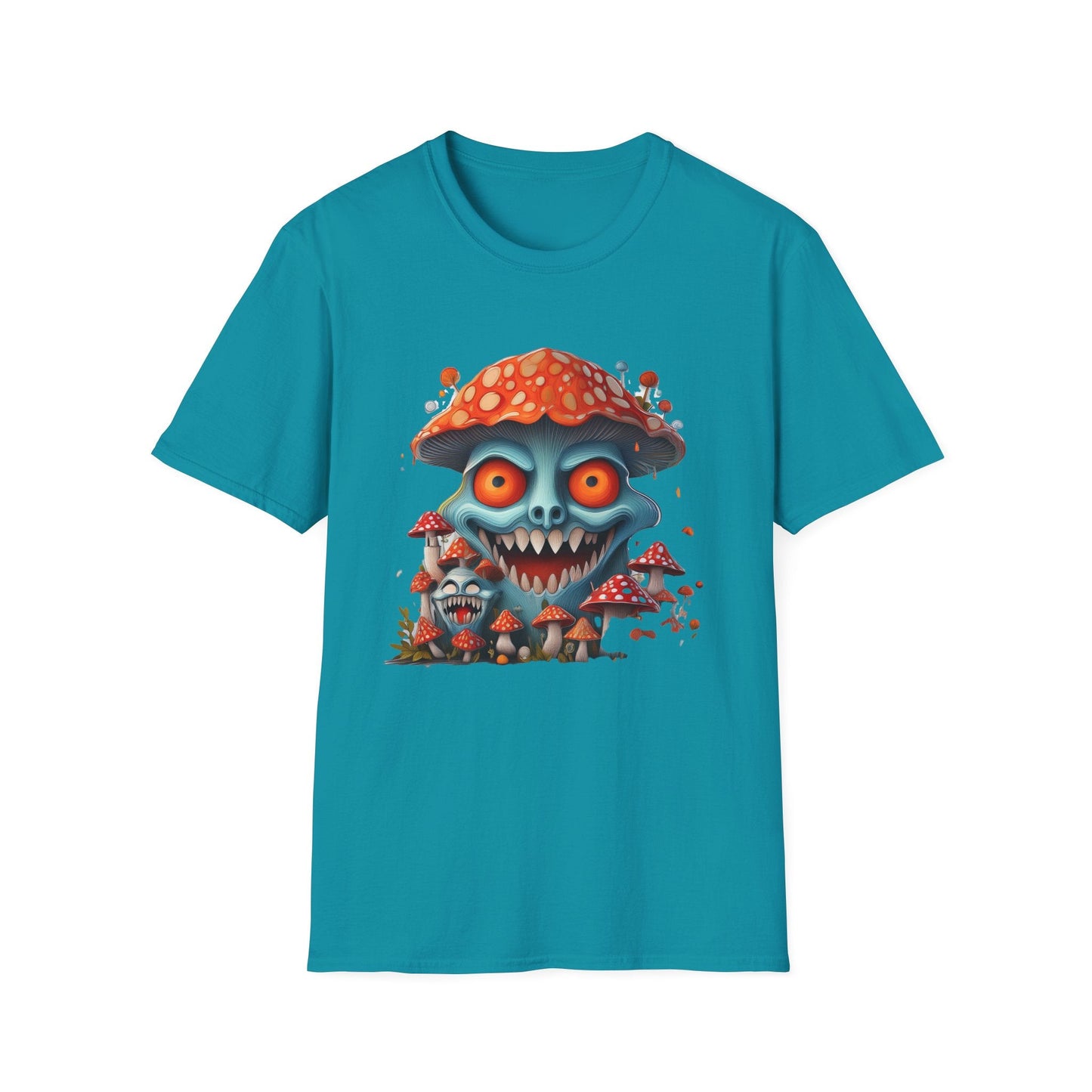 Mashroom Tee Shirt Unisex Softstyle Gildan 64000 Short Sleeve Tee With Funny Mashroom Fungus
