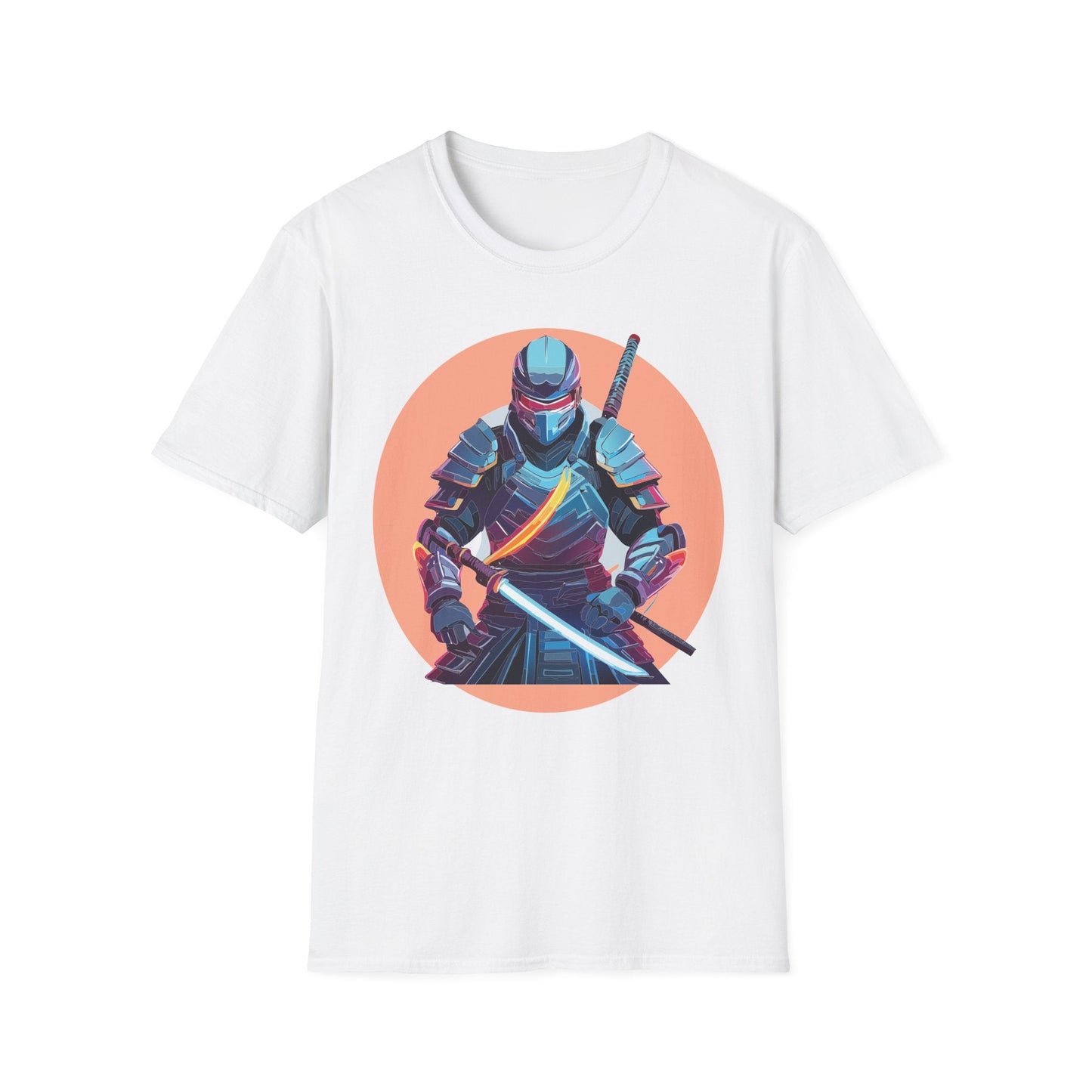 Samurai Shirt Unisex T Shirt 100 Percent Ring Spun Cotton Softstyle Tee Gildan 64000
