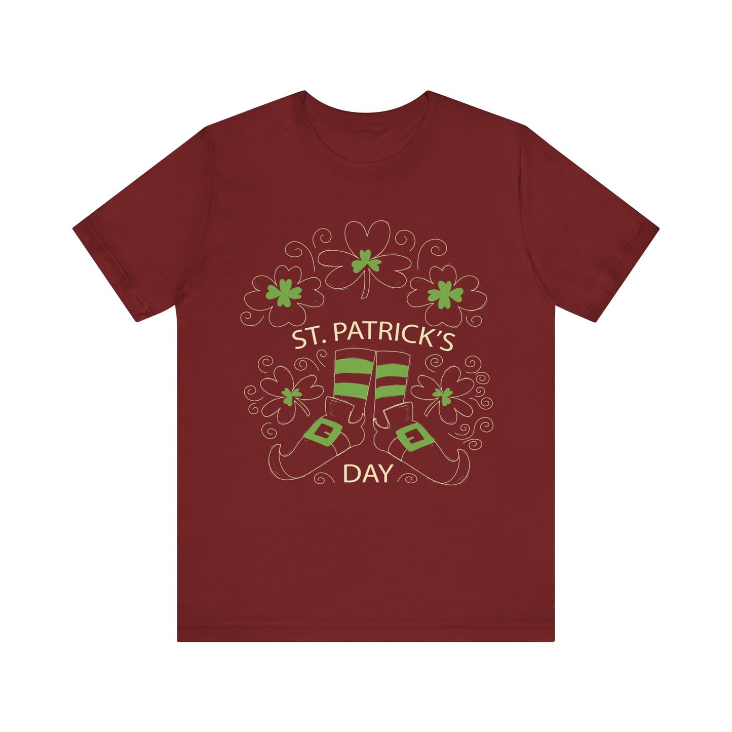 Unisex Cotton Tee Shirt with Lucky Prints