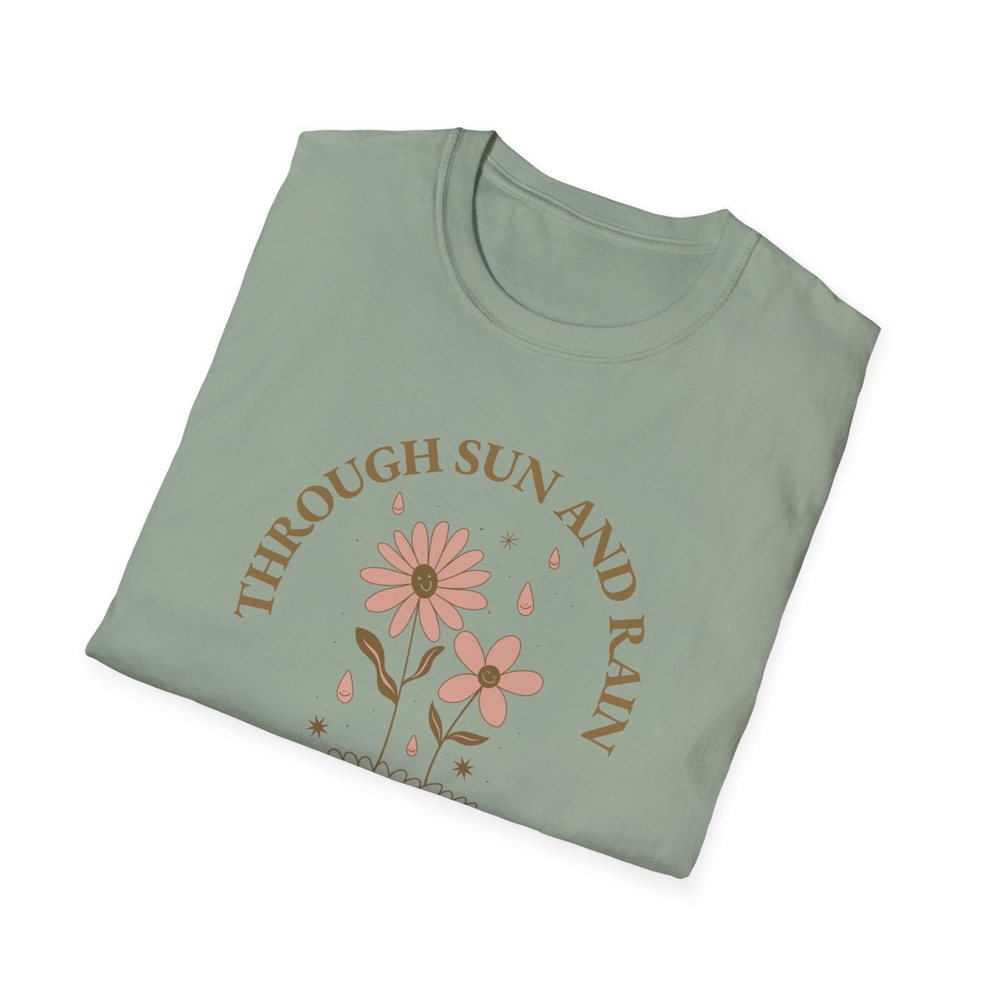Positive Slogan T Shirt For Everyday Motivation Unisex Tee With Positive Words And Good Quotes Gildan Softstyle 64000