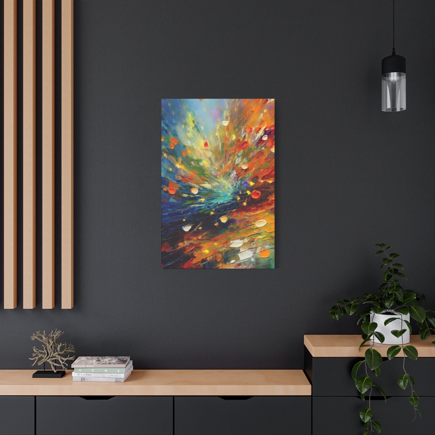 Abstract Oil Painting Print Canvas 20x24,20x30,24x30 24x32,24x36,30x40 32x48,36x48,40x60 Pine-Wood Inner Frame ABS-121