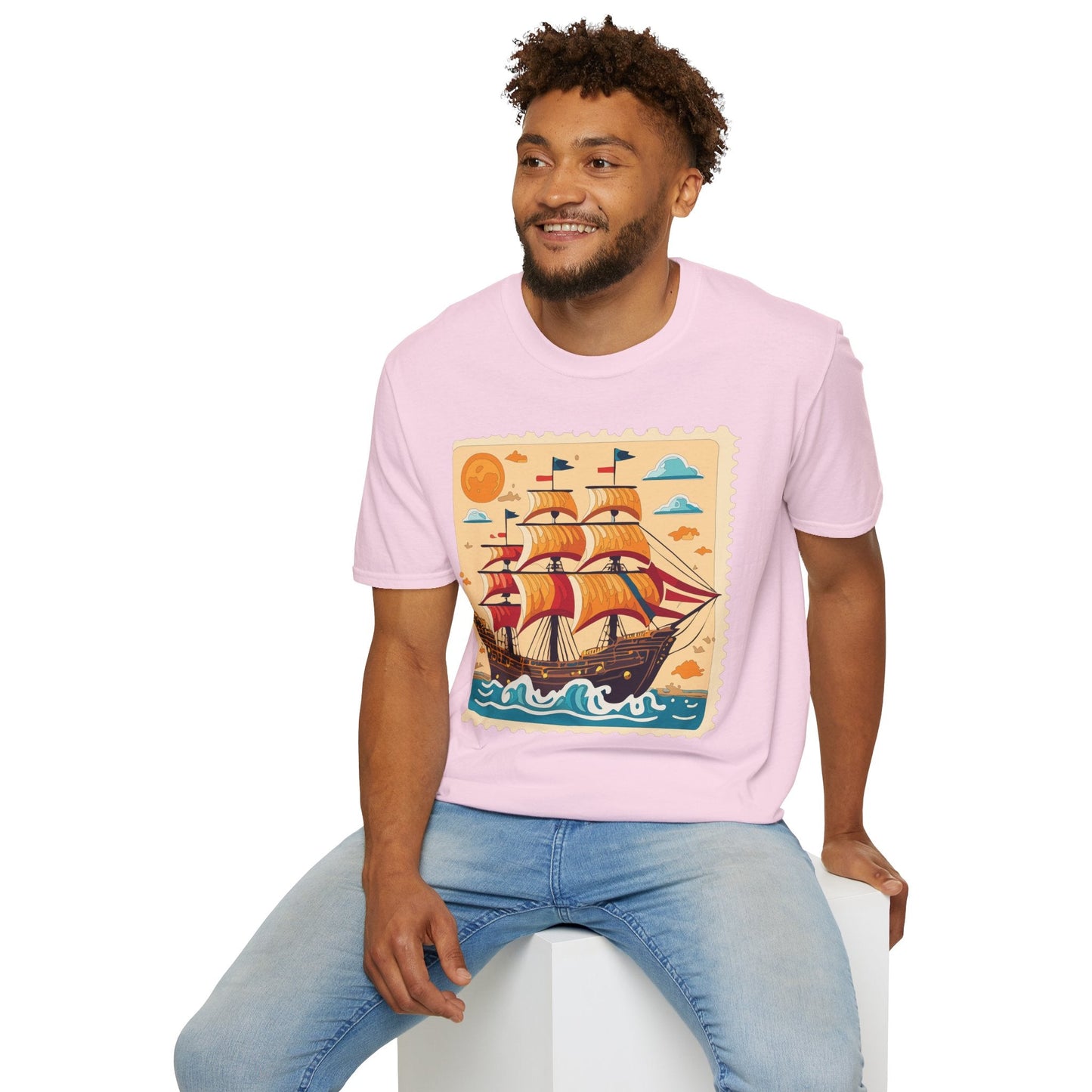 Ship T Shirts Frigate T Shirts Vessel Tee Shirt Unisex Gildan Softstyle 64000 Comfort Fit