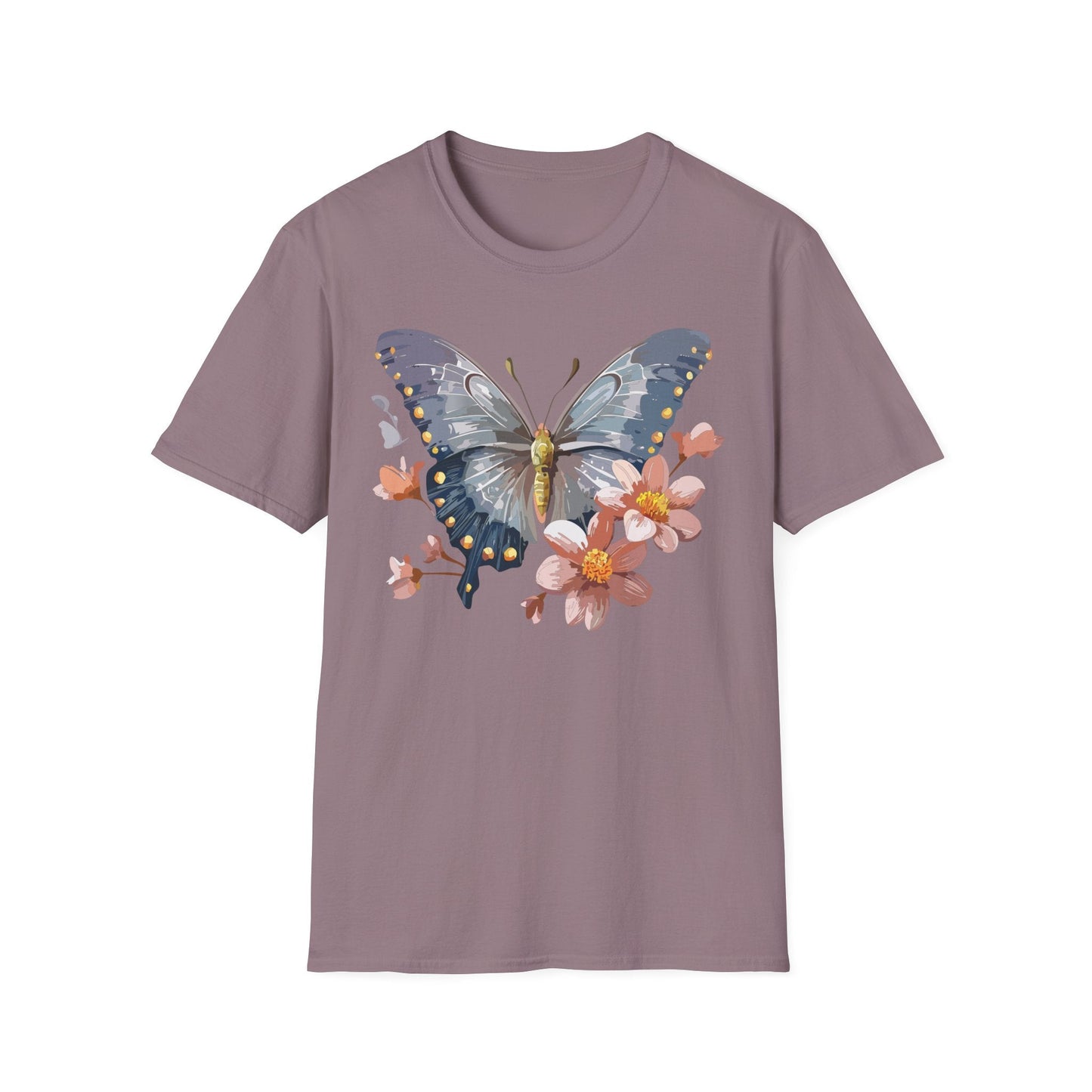Butterfly Shirt Unisex T Shirt Monarch Butterfly Softstyle Tee Gildan 64000 Breathable Everyday Wear