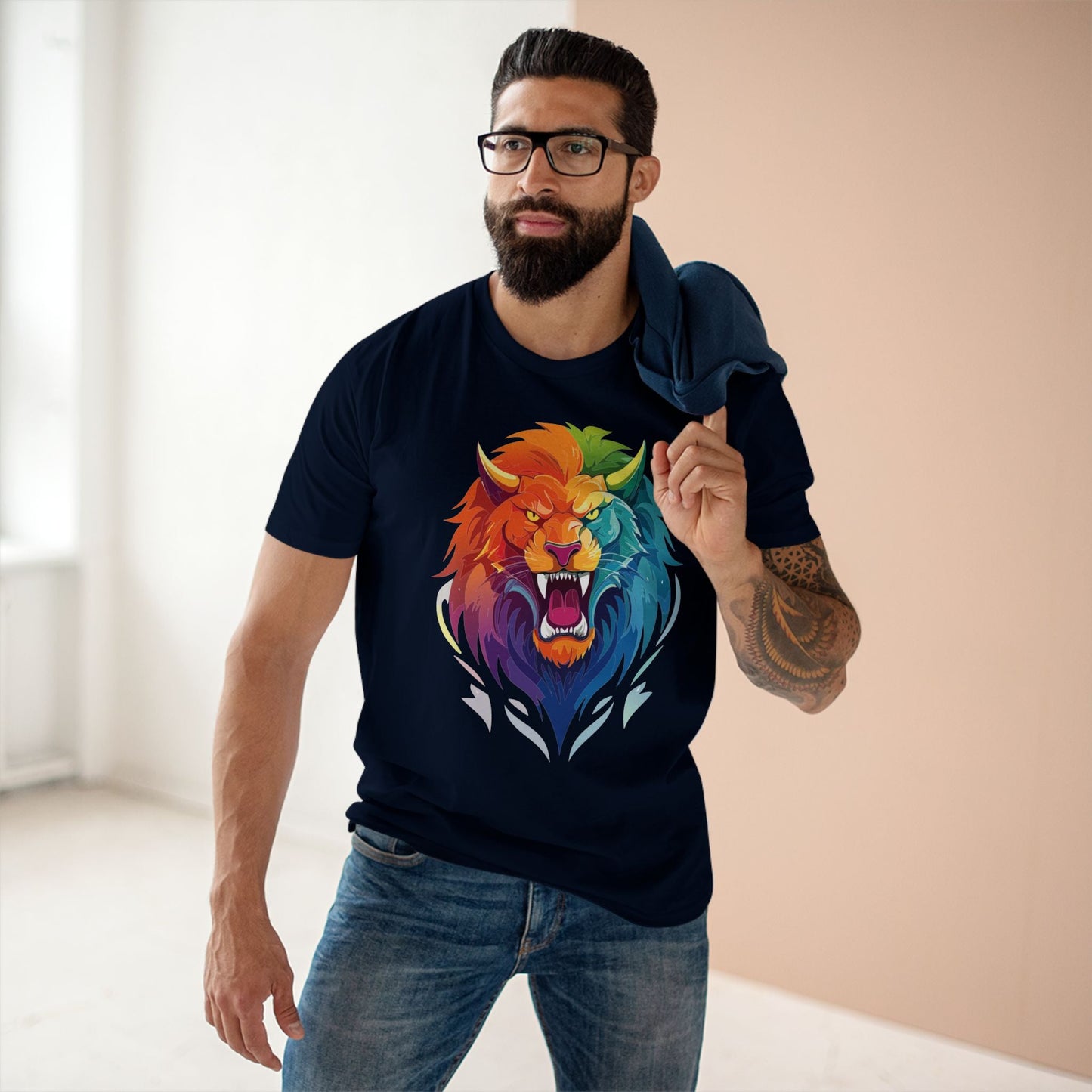 Cartoon Monsters Graphic Unisex 100 Cotton Staple Tee 21