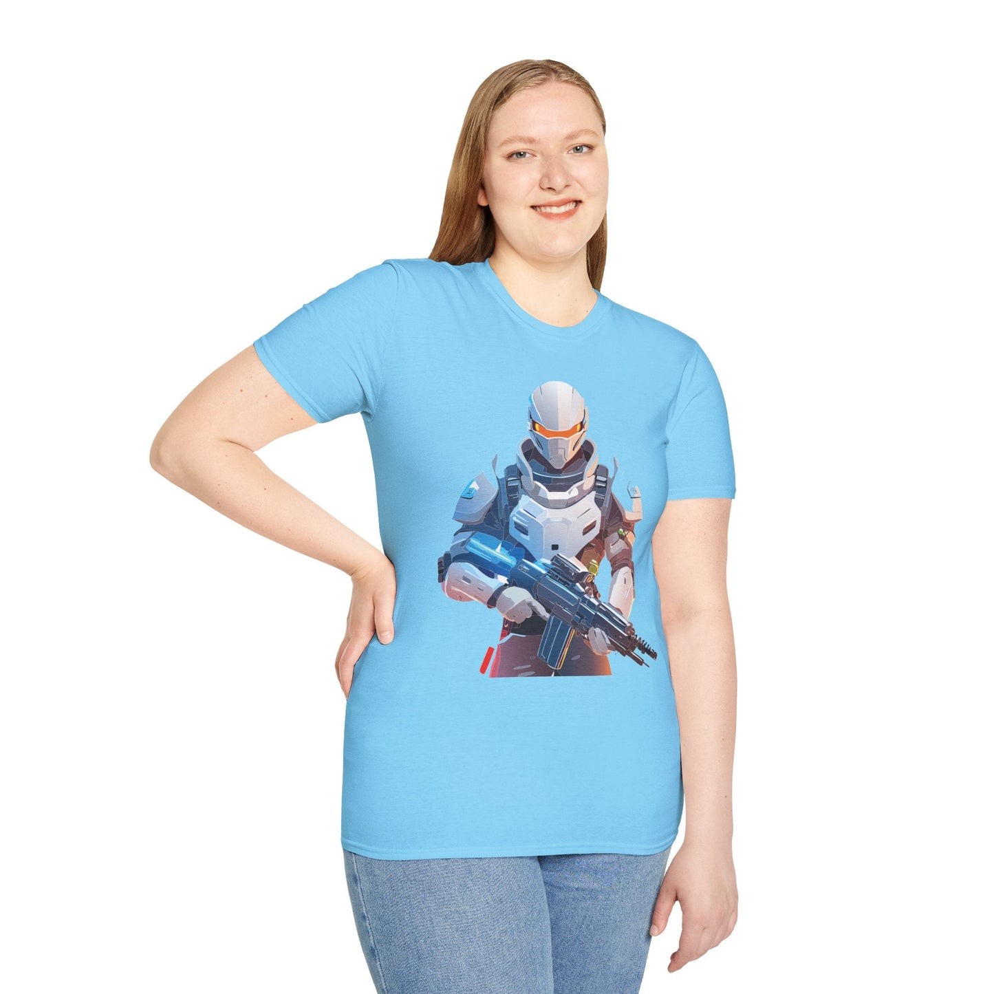Robocop T Shirt Unisex Softstyle Ring Spun Cotton Tee With Robocop Art Design Premium Comfort