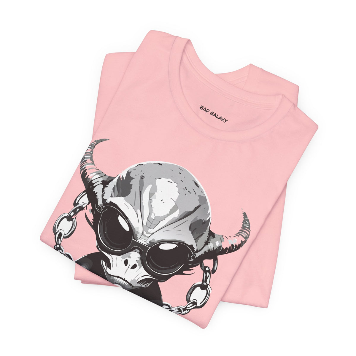 Alien Graphic Unisex Cotton Bella+Canvas Tee with Art Design b74