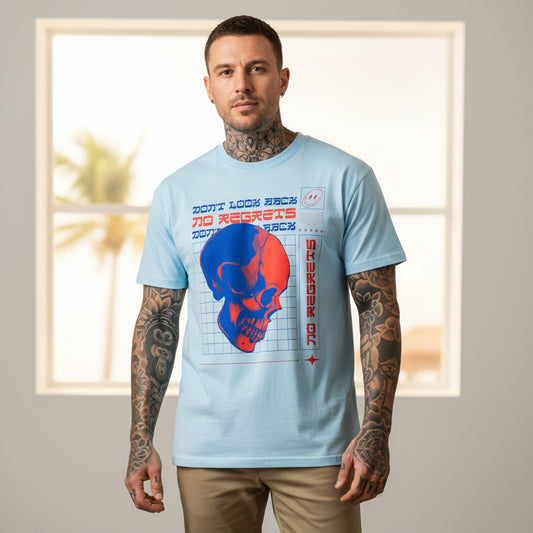 Skull Graphic Tee Unisex 100 Cotton Comfort Colors T-Shirt 149