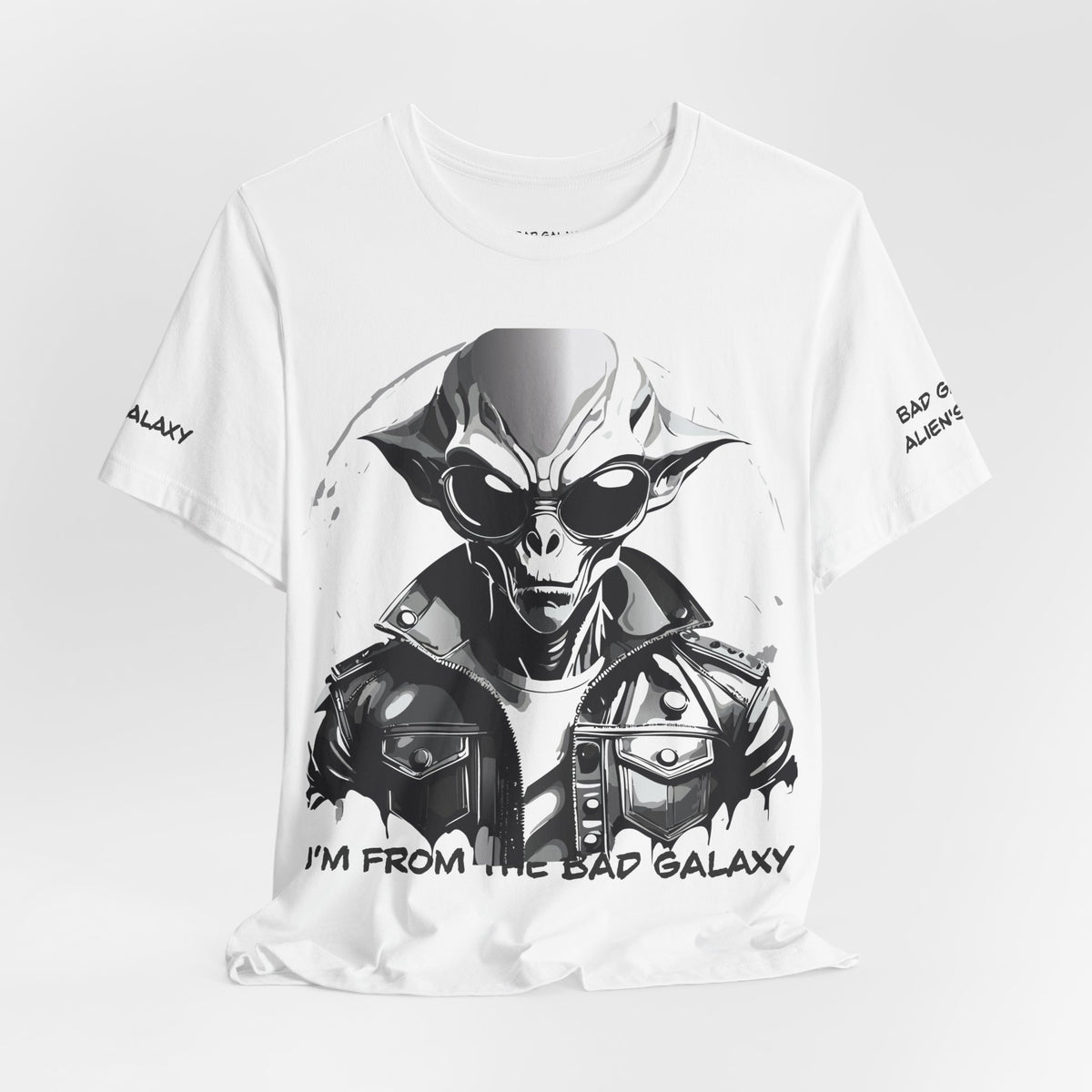 Alien Graphic Unisex Cotton Bella+Canvas Tee with Art Design b76