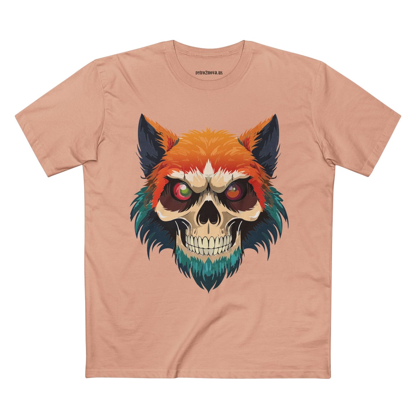 Skull Shirt Unisex Skeleton Tee Original Art By Retro2Nova Premium Cotton Tee Art Collection