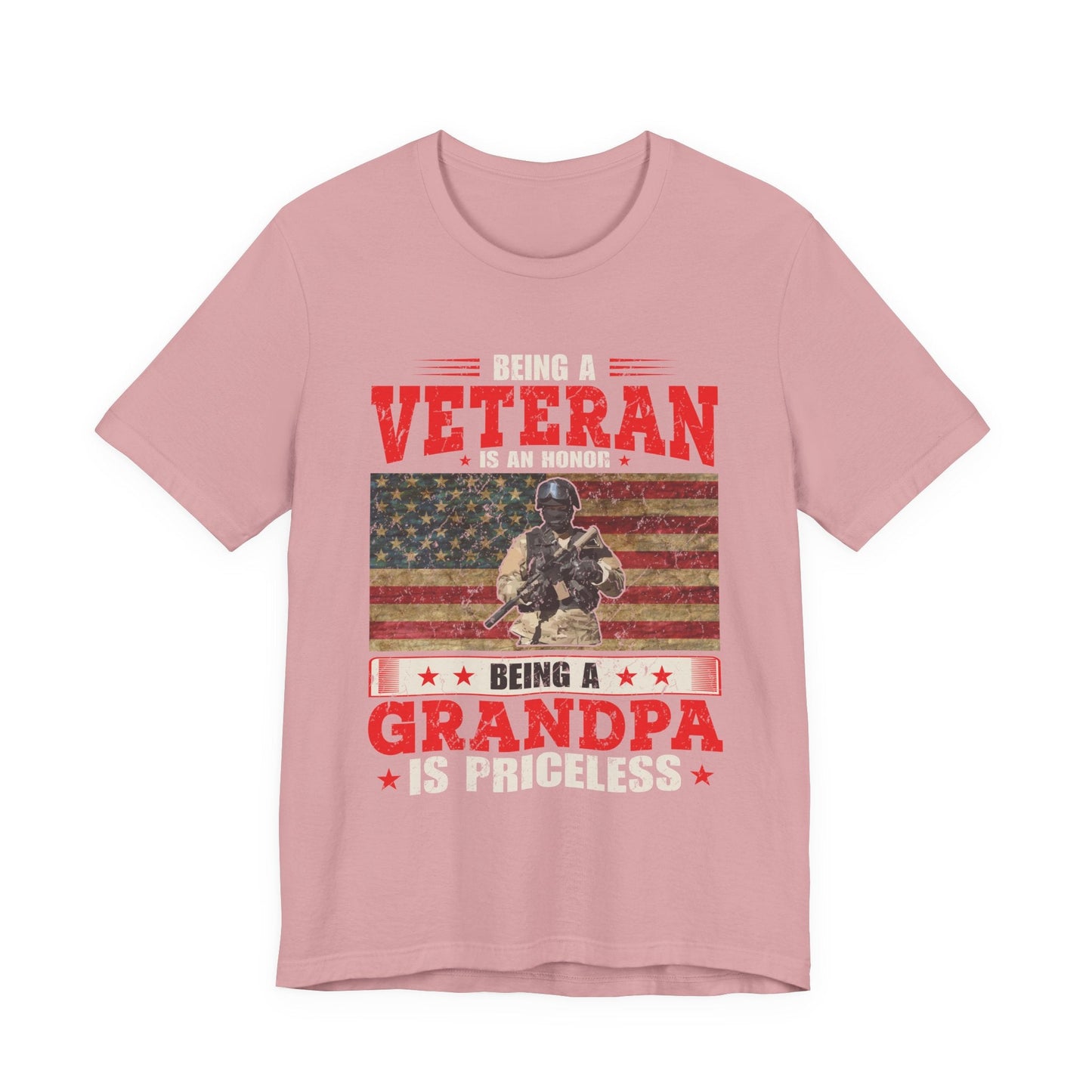Army Veteran Patriotic Graphic Design Unisex Cotton T-Shirt v34