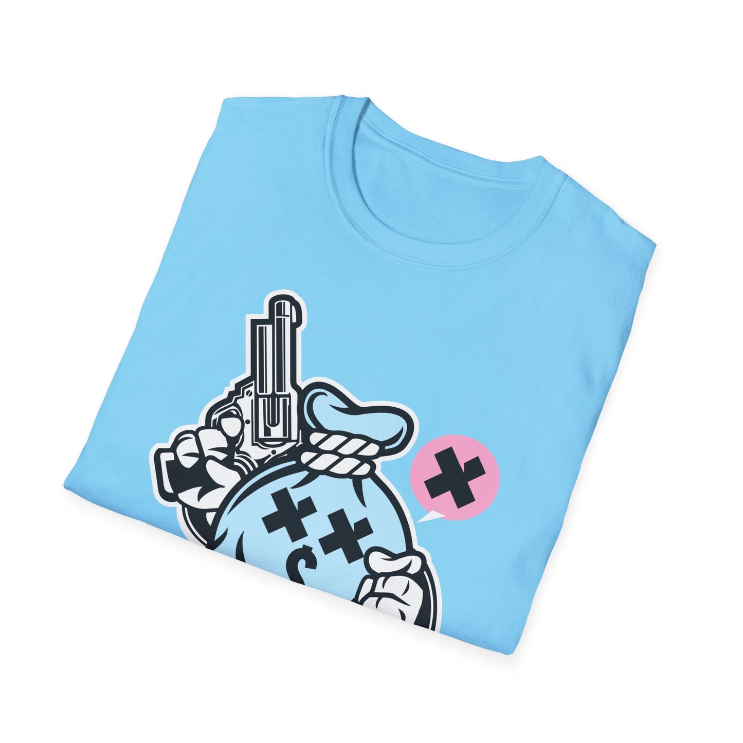 Cartoon T Shirt Animation T Shirt Funny Tee Unisex Gildan Softstyle 64000 100 Percent Cotton
