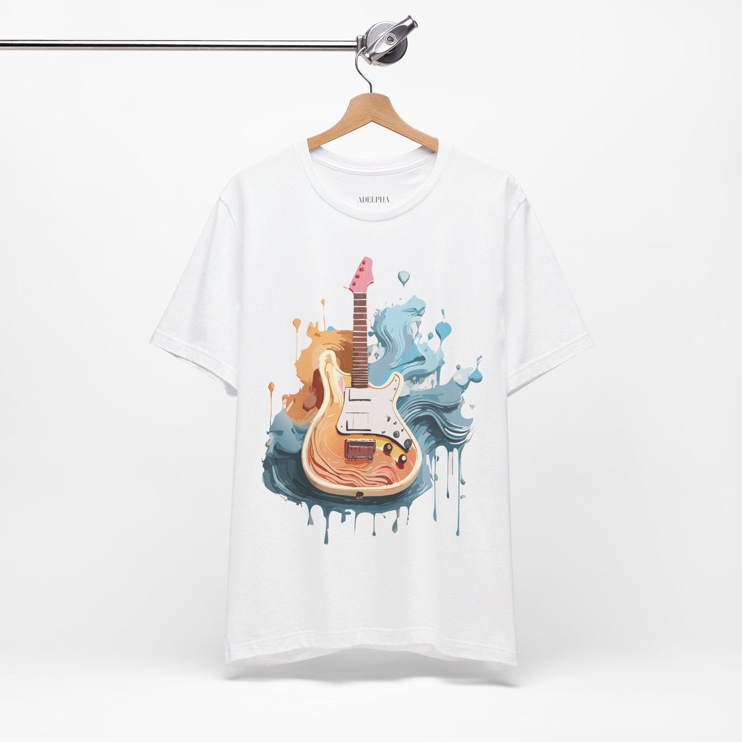 Adelpha Music Graphic T Shirt Unisex Jersey Short Sleeve Vintage Inspired Tee Art Collection
