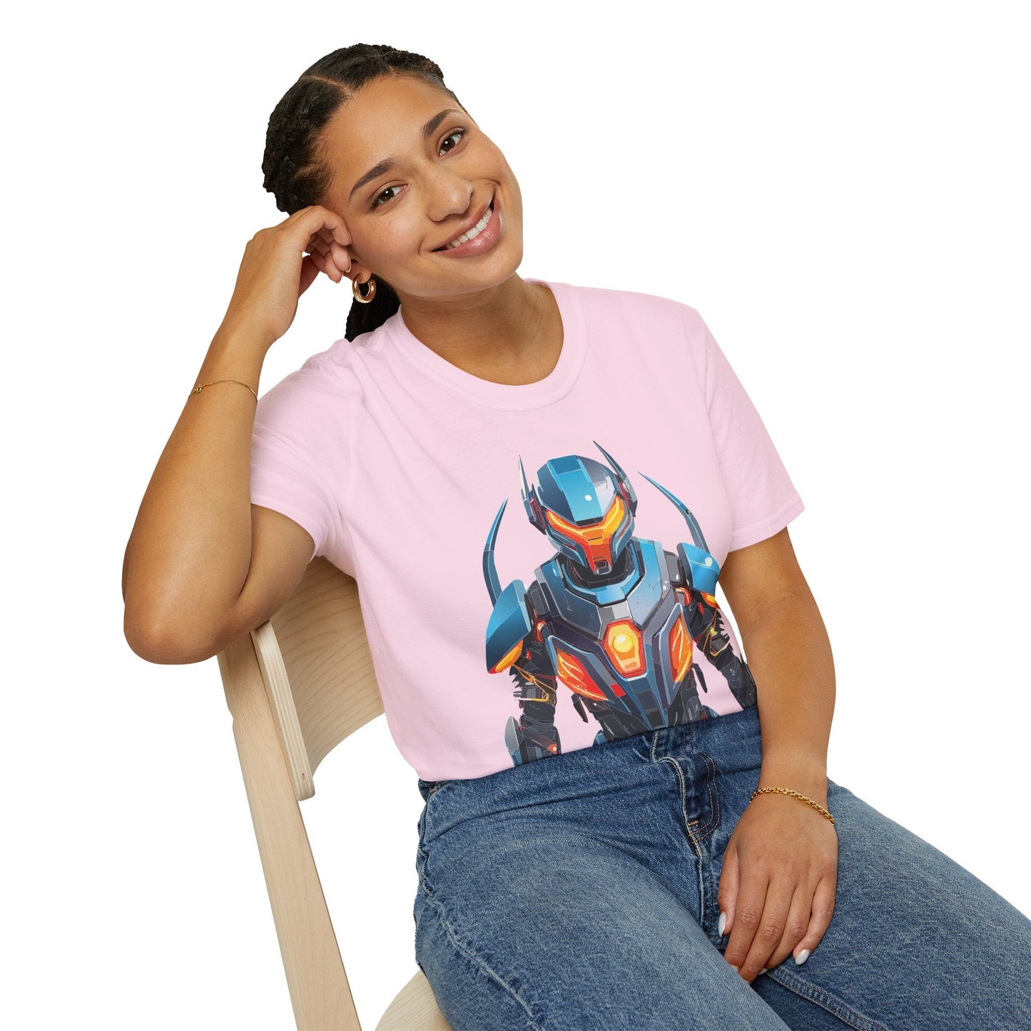 Cyborg Tee Robot Shirt Terminator Shirt Unisex Gildan Softstyle 64000 Soft Cotton Tee