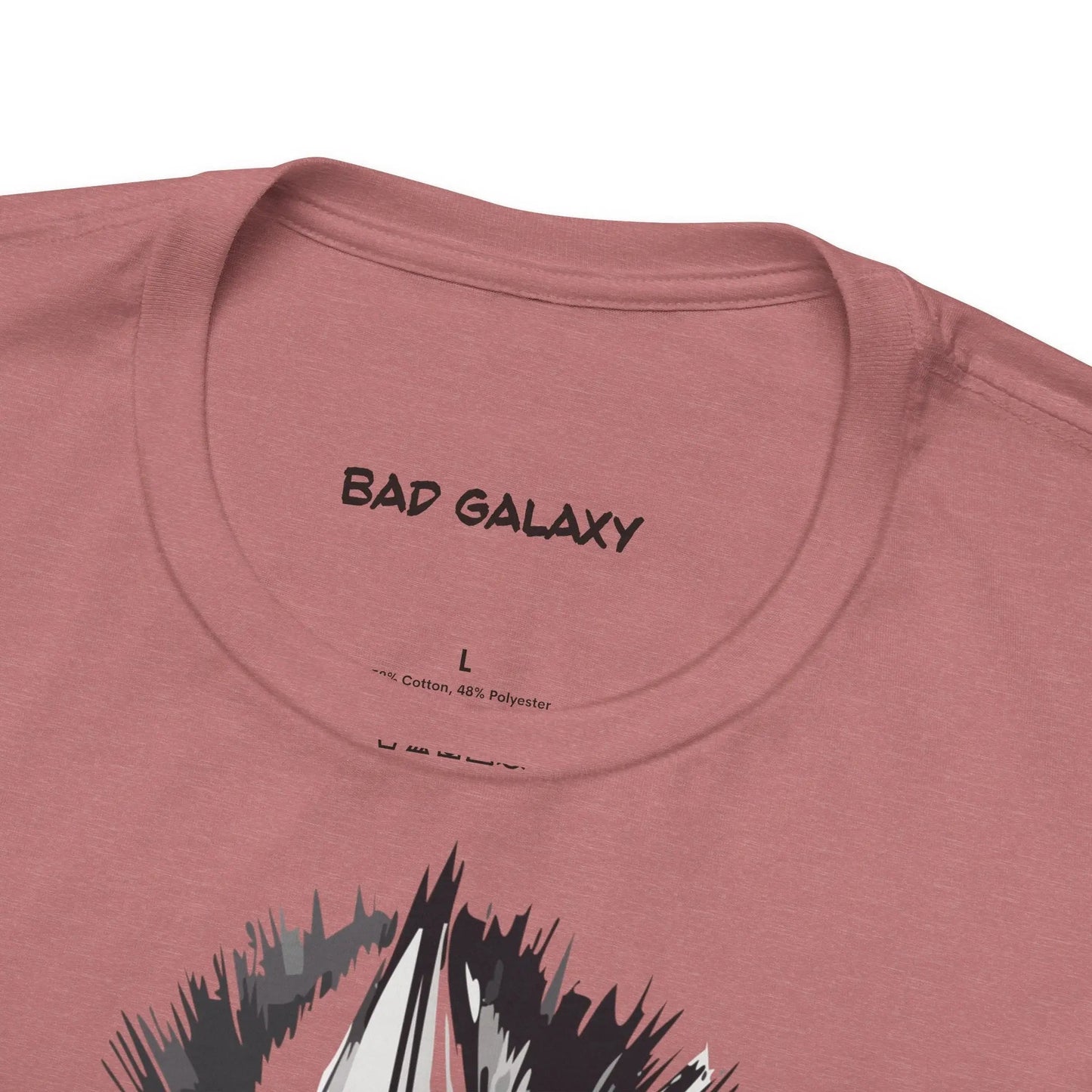 Bad Galaxy Punk Rock Tee Shirt Made In USA With Eco Friendly Ink 100 Percent Cotton