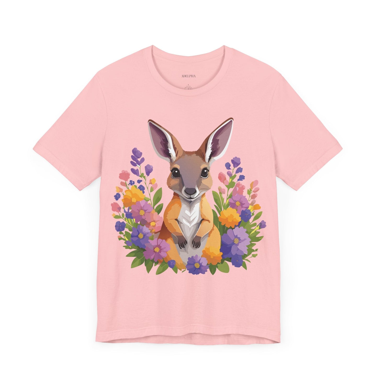 Kangaroo Graphic Unisex 100 Cotton Vintage Animal Artwork Tee 2