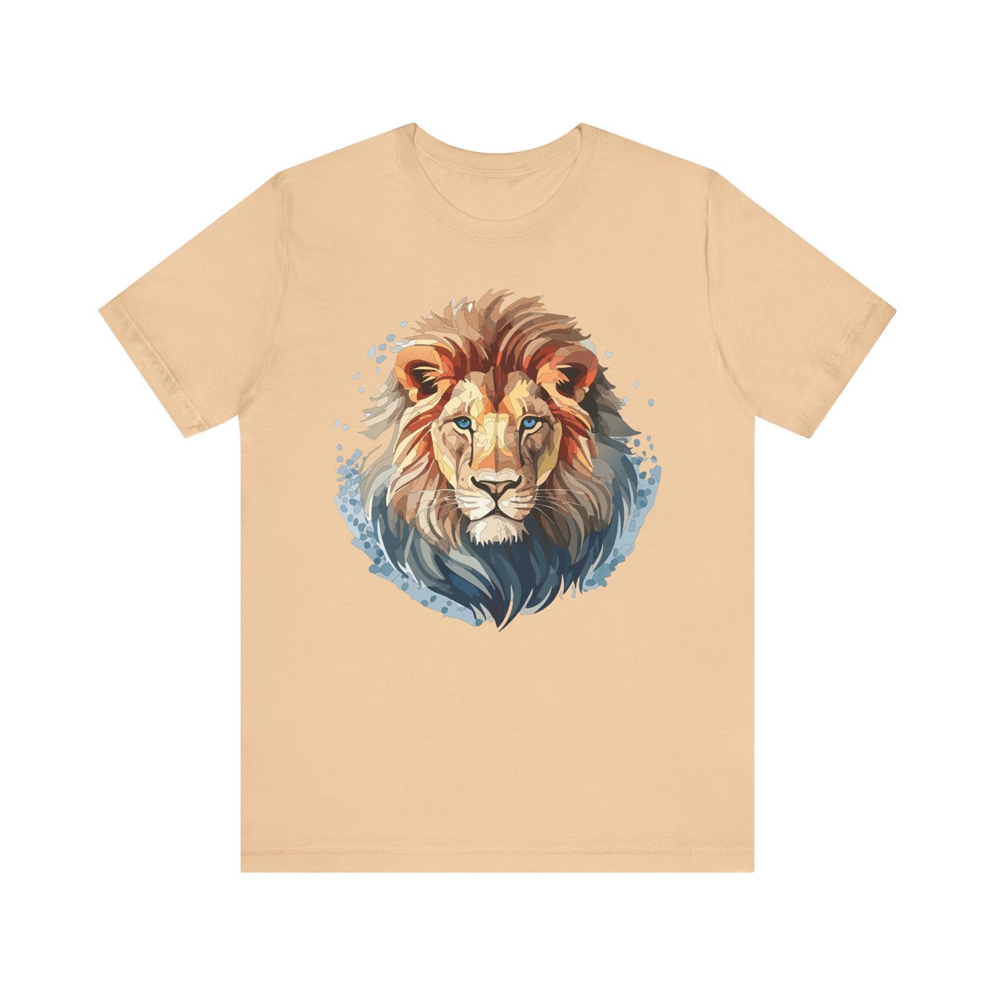 Lion Shirt, Animal Shirt, T-Shirt with Lion, Art Design Tee, Animal Tees, Safari T-Shirt 12