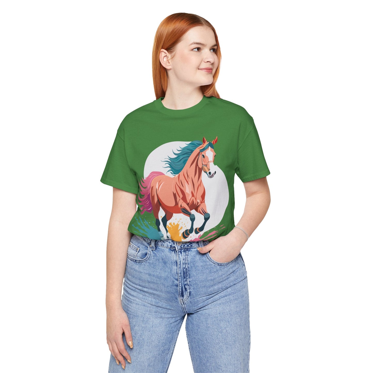 Horse Graphic T Shirt Unisex Adelpha Vintage Inspired Art Design Tee For Everyday Wear