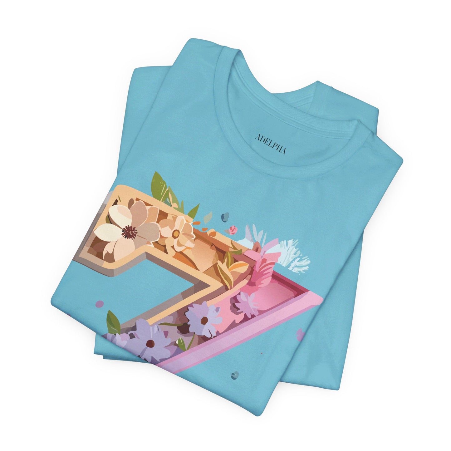 Letter Z Shirt Unisex Graphic Tee By Adelpha Vintage Inspired Jersey Short Sleeve