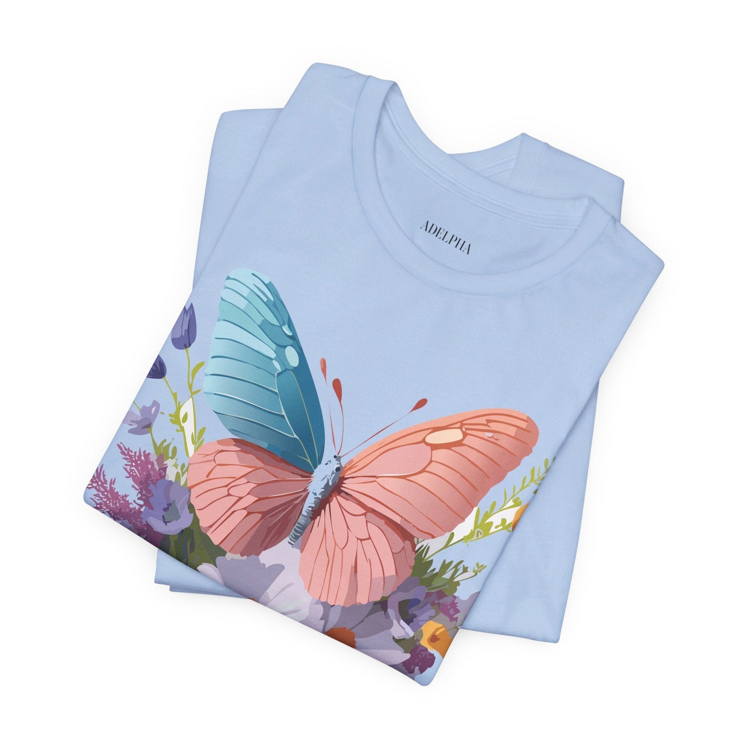Butterfly Graphic Tee Unisex Art Design Shirt With Vintage Adelpha Artwork