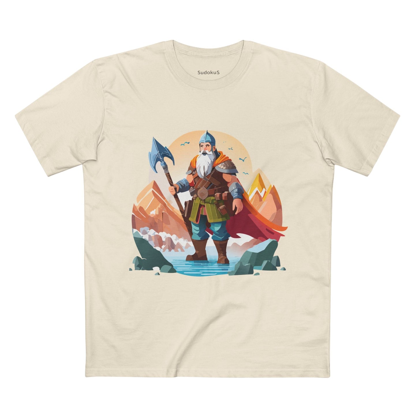 Viking Graphic Unisex 100 Cotton Staple Tee 25