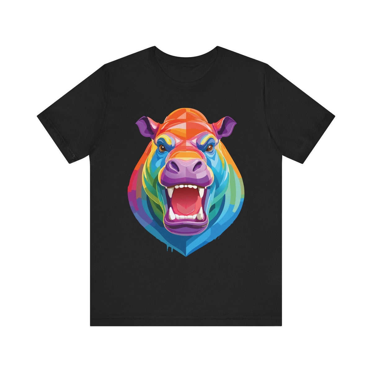 Wild Animals  Graphic Unisex Cotton Bella+Canvas Tee with Art Animal Design ab45