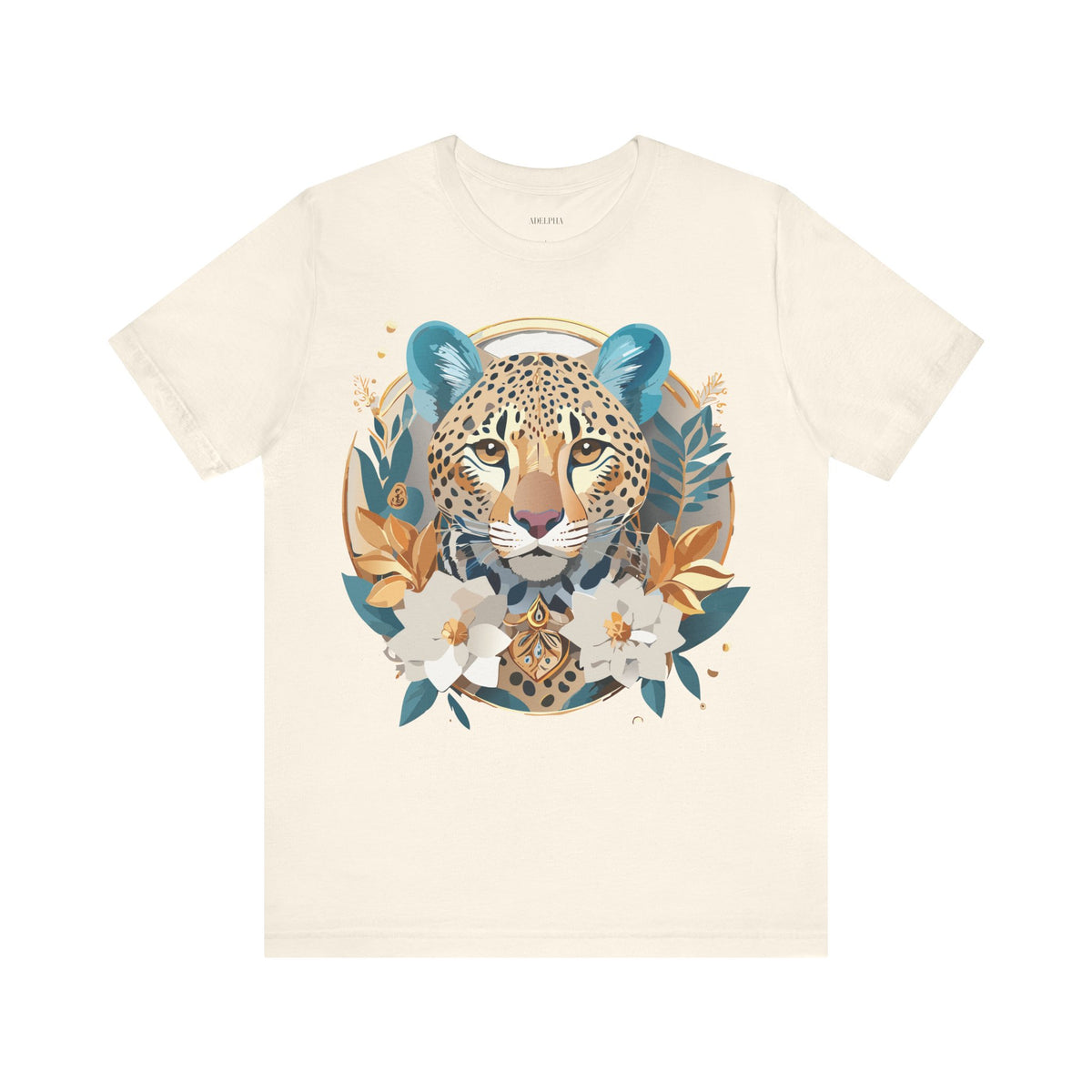 Medallion Graphic Unisex Cotton Bella+Canvas Tee with Art Design d41