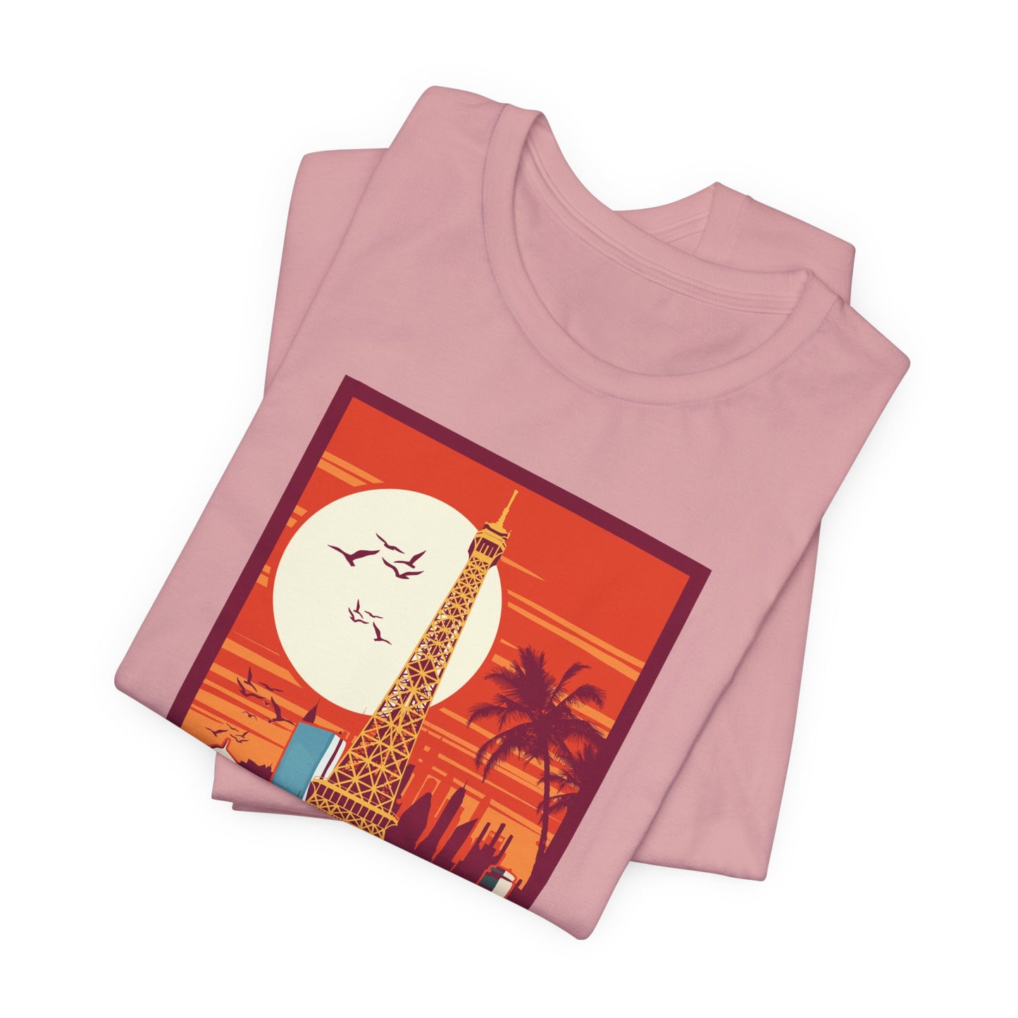 Retro Poster Paris Graphic Design Tee, Paris Shirt, Vintage Tees, Art Design T-Shirt, Graphic Tee, Retro Art Shirts