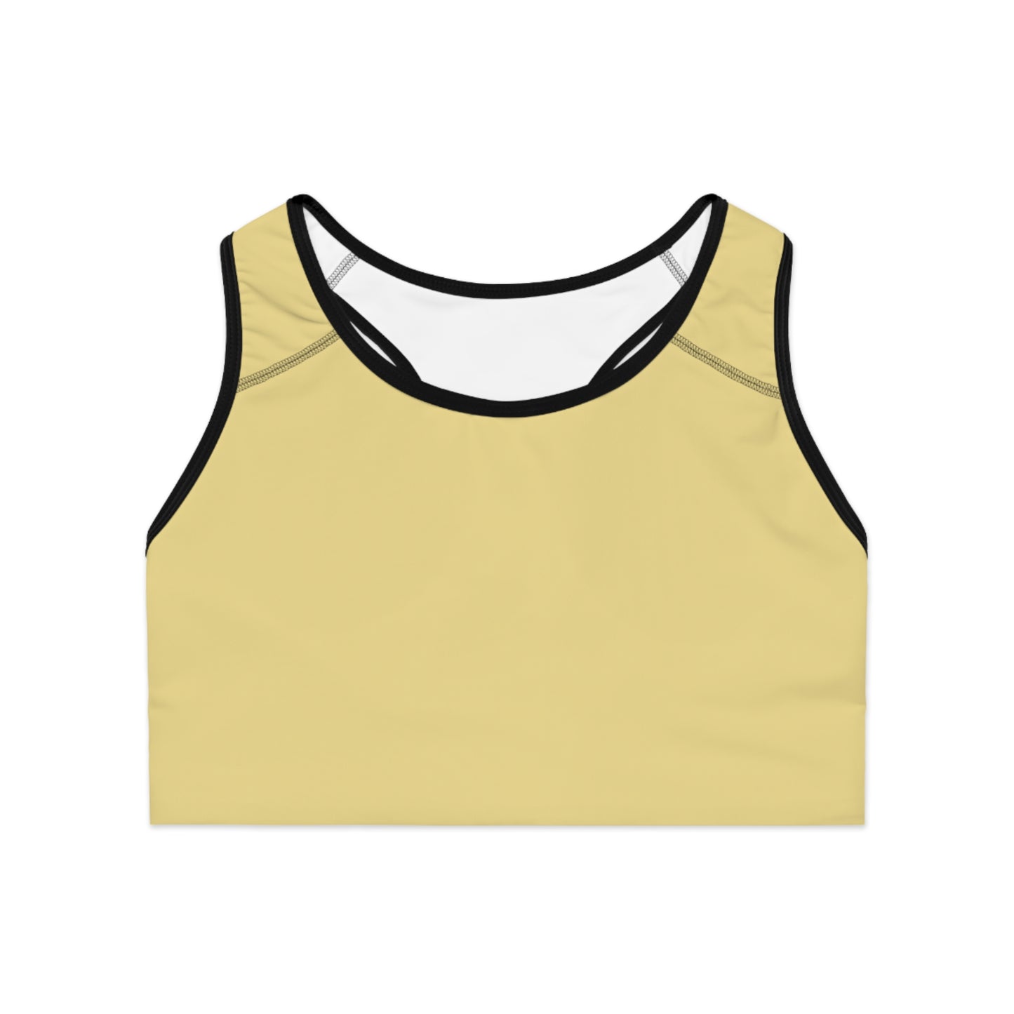 Yellow Color Sports Bra, Yellow Sports Bra 1