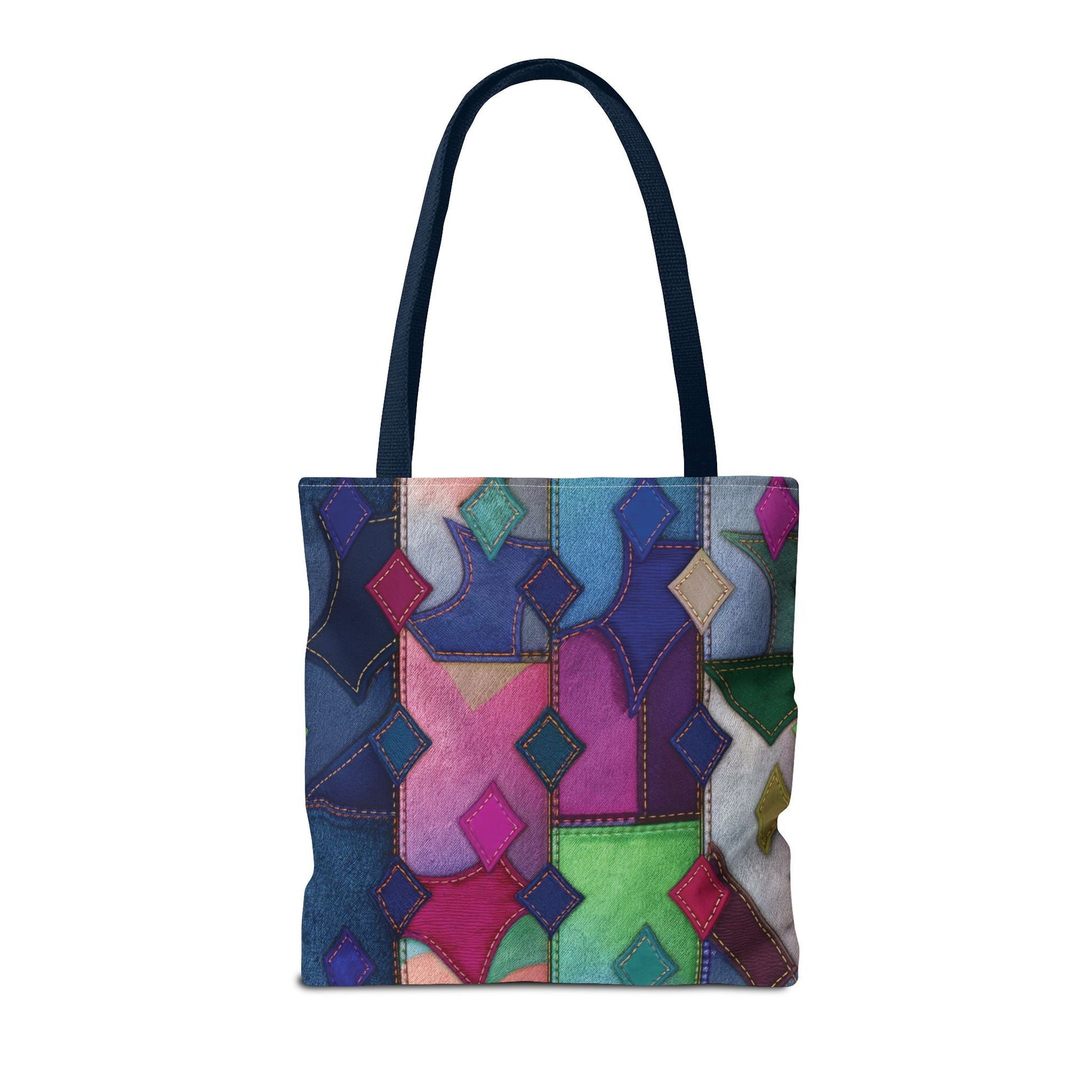 Denim Canvas Bag, Tote Bag Denim Printify