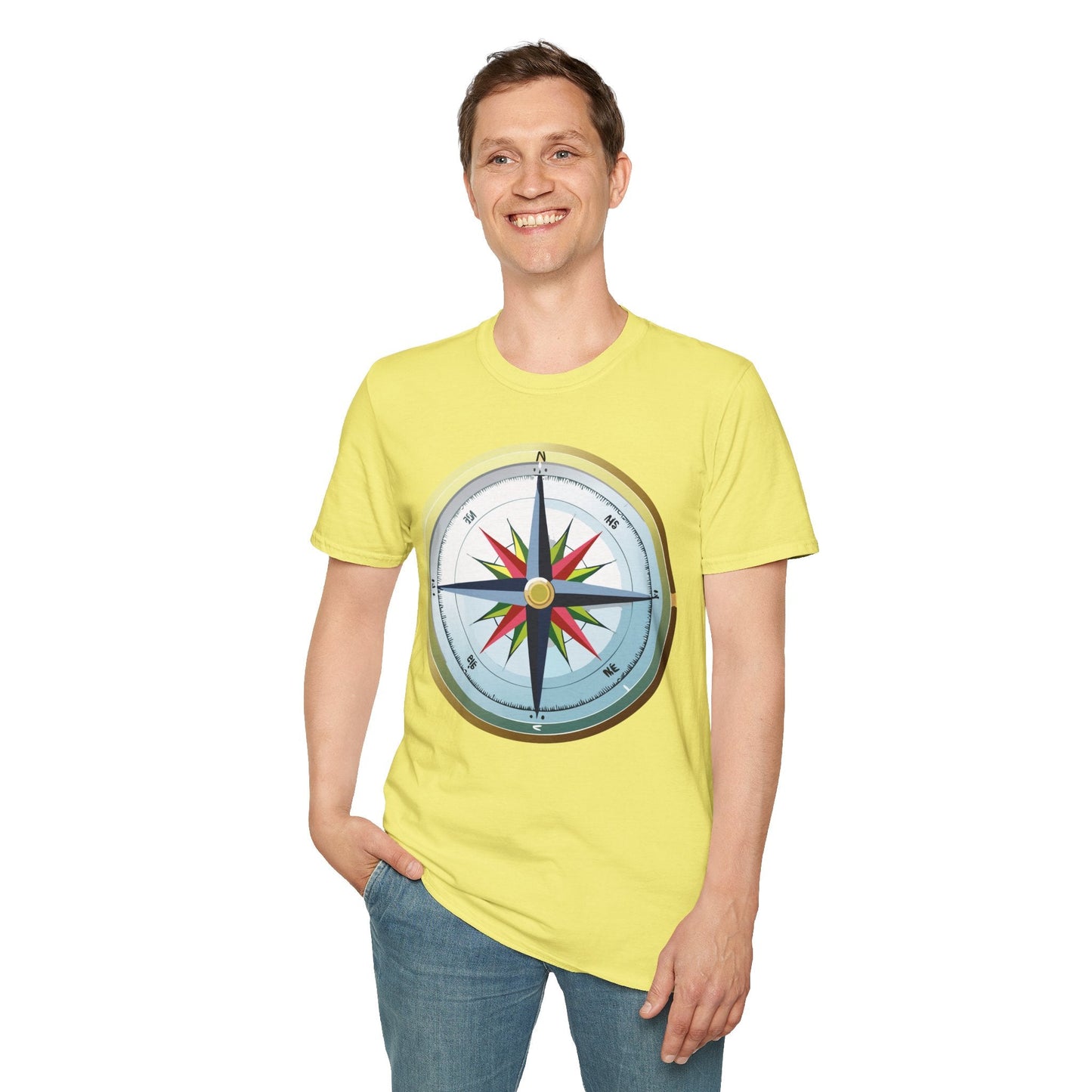 Compass Navigator Graphic Tee Unisex 100 Cotton 6