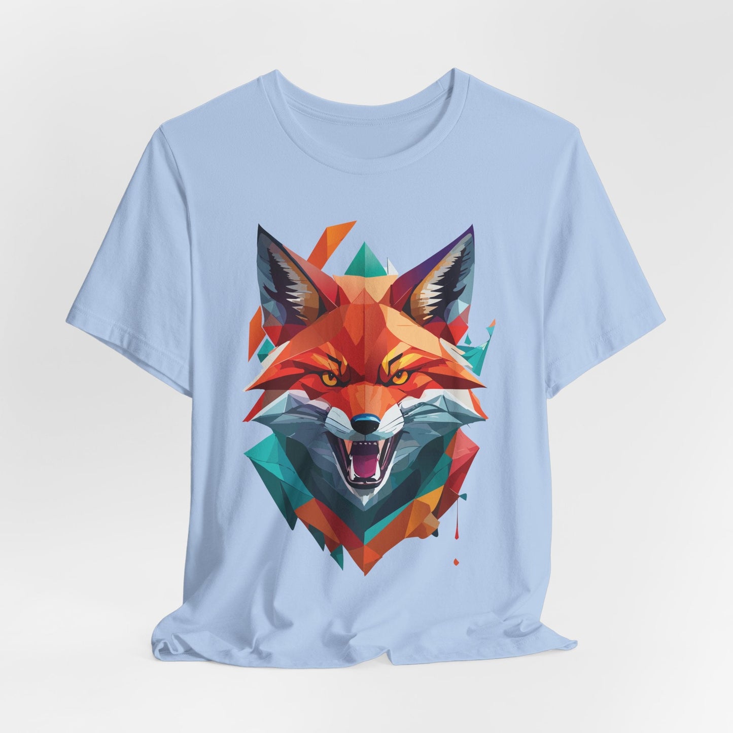 Unisex Animal Print Tee Shirt With Wild Animals Art Design For Men Women Soft Cotton