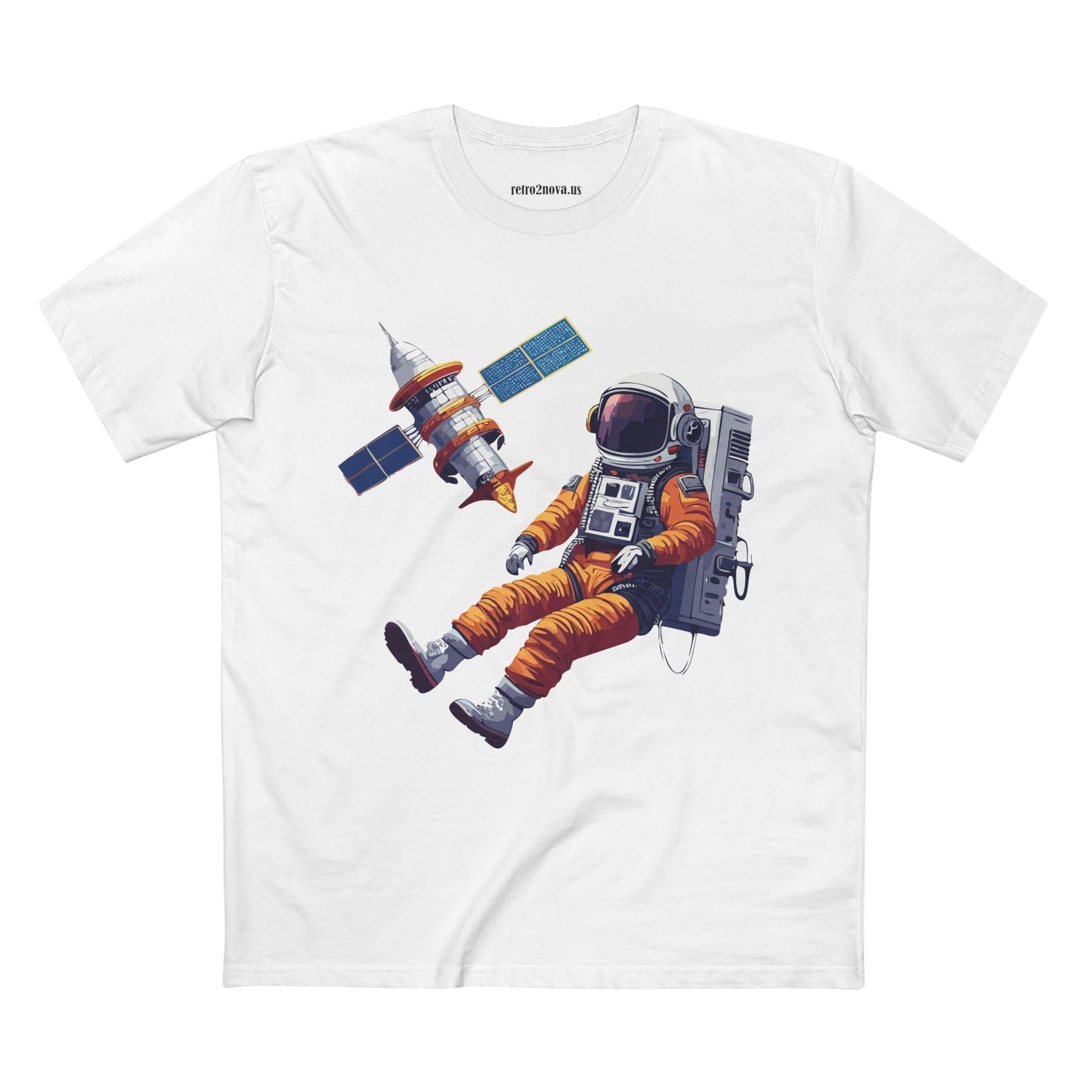 Cosmos Astronaut Shirt CS37 Unisex Premium Cotton Original Art Tee Retro2Nova Edition
