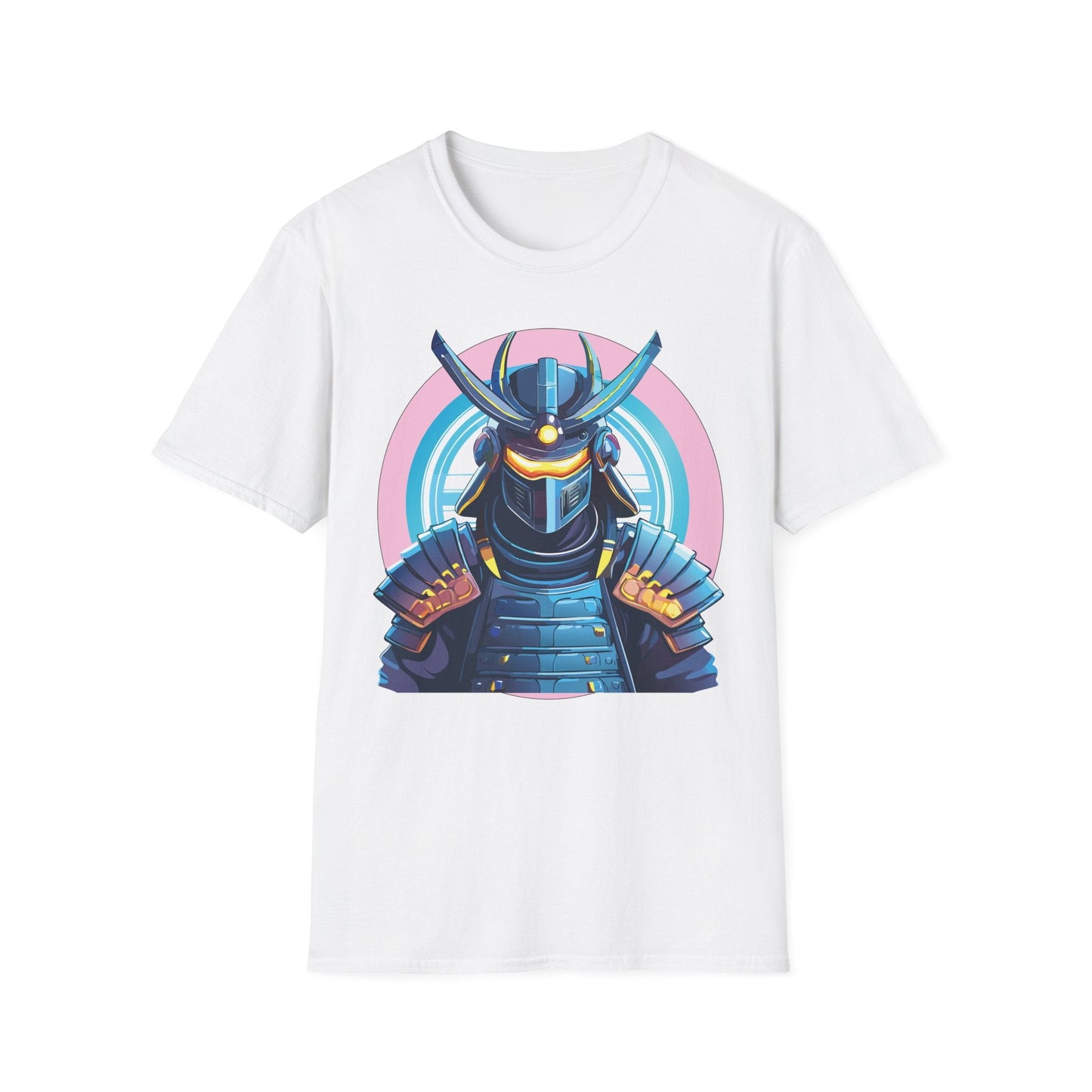 Samurai Shirt Unisex Gildan Softstyle 64000 Tee 100 Percent Ring Spun Cotton Breathable Lightweight